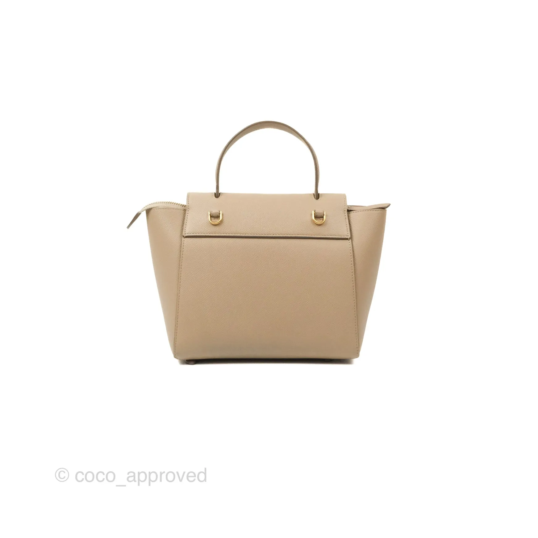 Celine Nano Belt Bag Light Taupe Grained Calfskin Gold Hardware