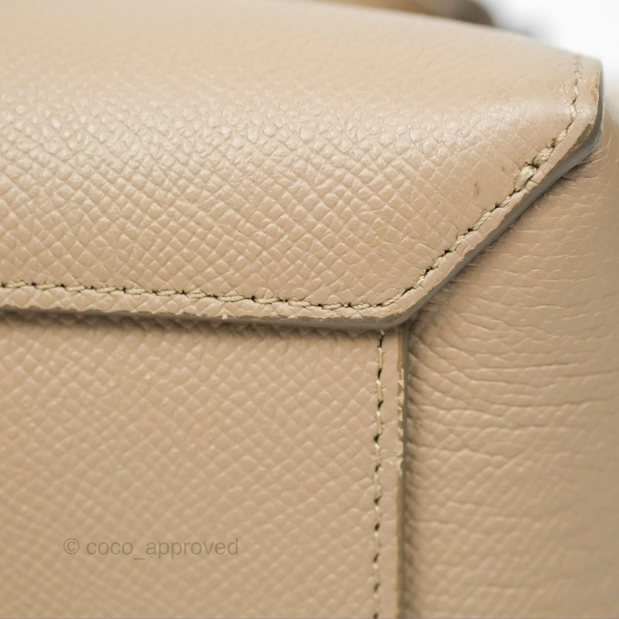 Celine Nano Belt Bag Light Taupe Grained Calfskin Gold Hardware