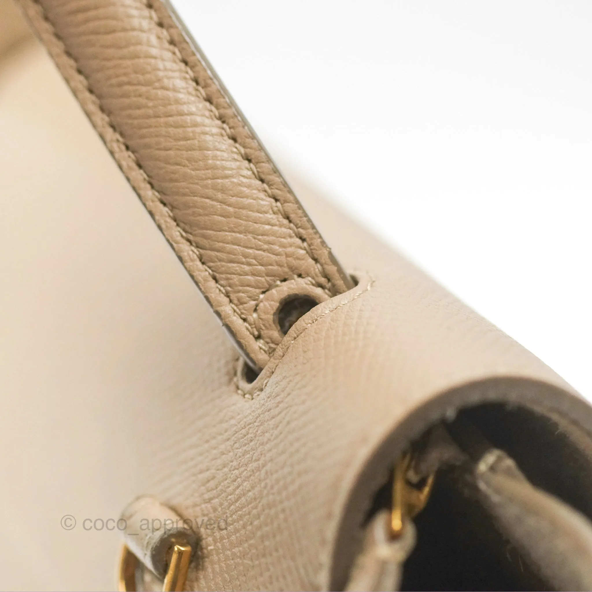 Celine Nano Belt Bag Light Taupe Grained Calfskin Gold Hardware