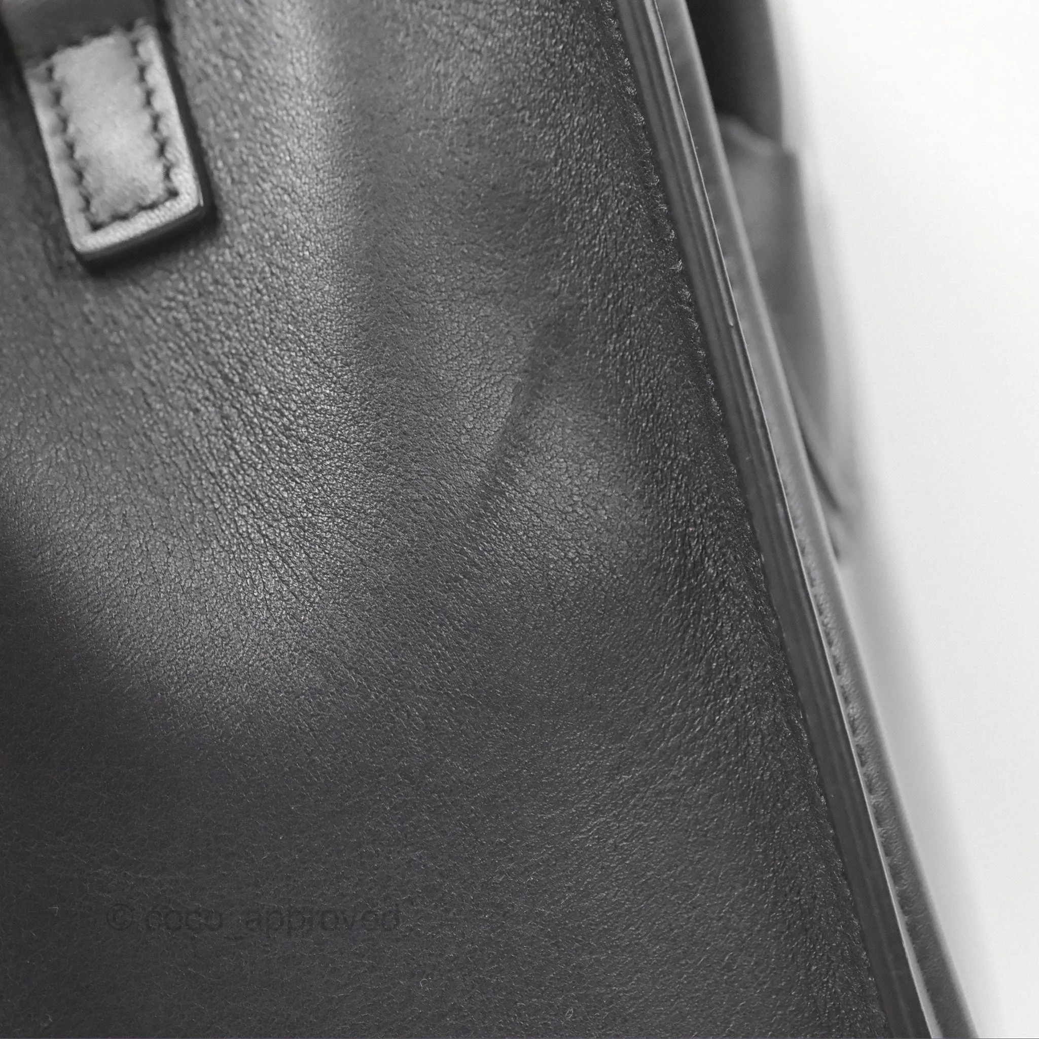 Celine Nano Luggage Bag Black Gold Hardware
