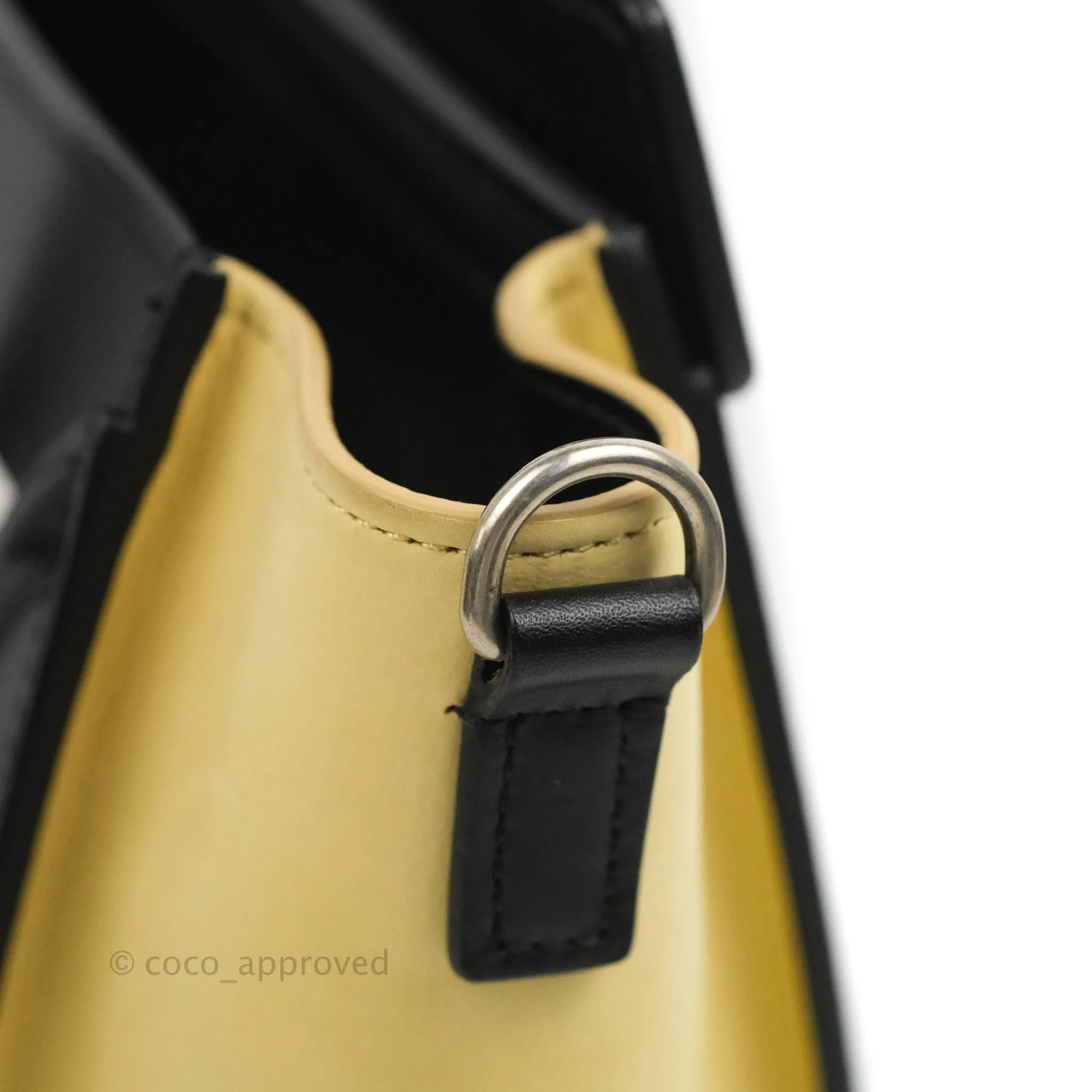 Celine Nano Luggage Bag Tricolour Light Beige/White/Black Grained Calfskin