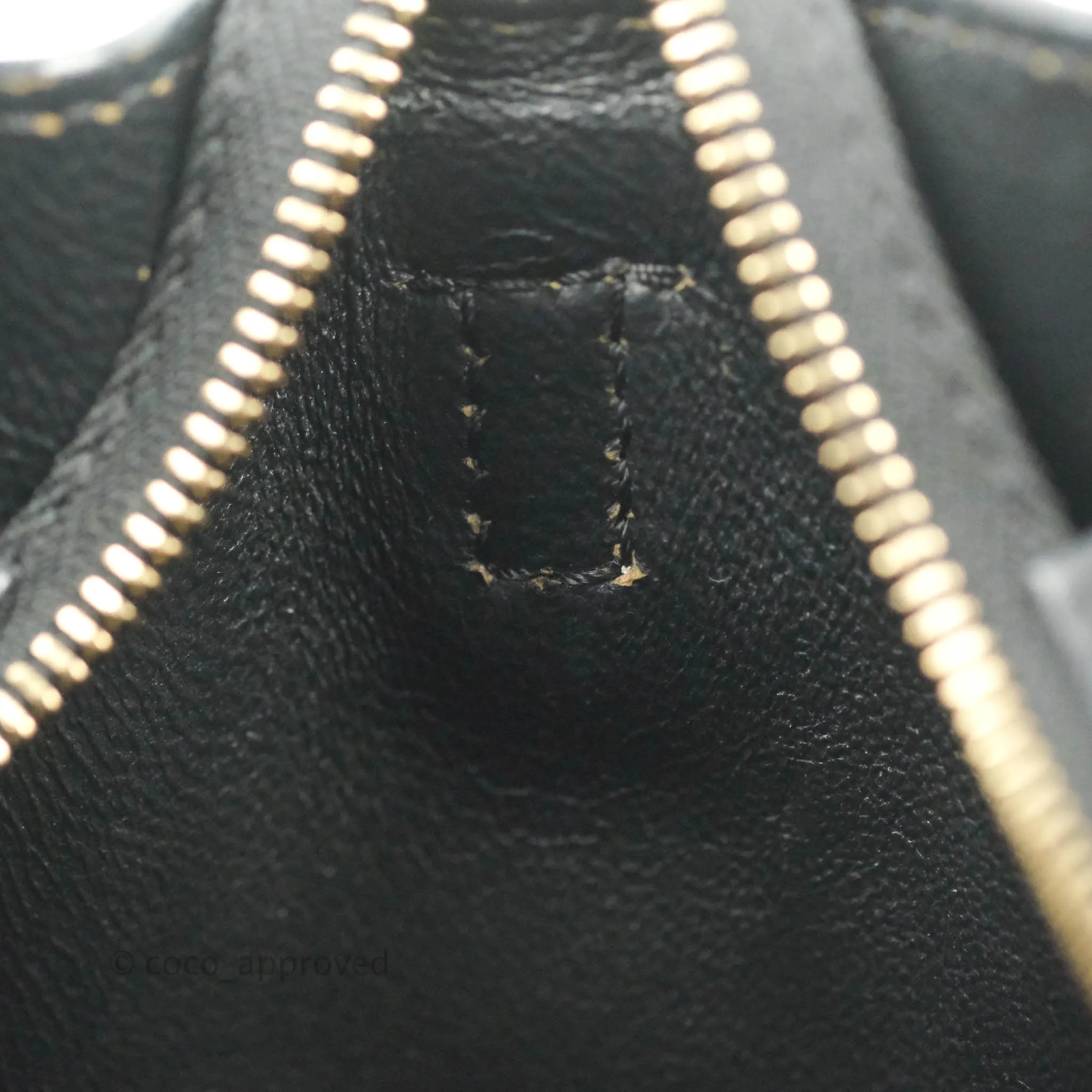 Celine Nano Luggage Grained Calfskin Gold Hardware White/Black/Beige