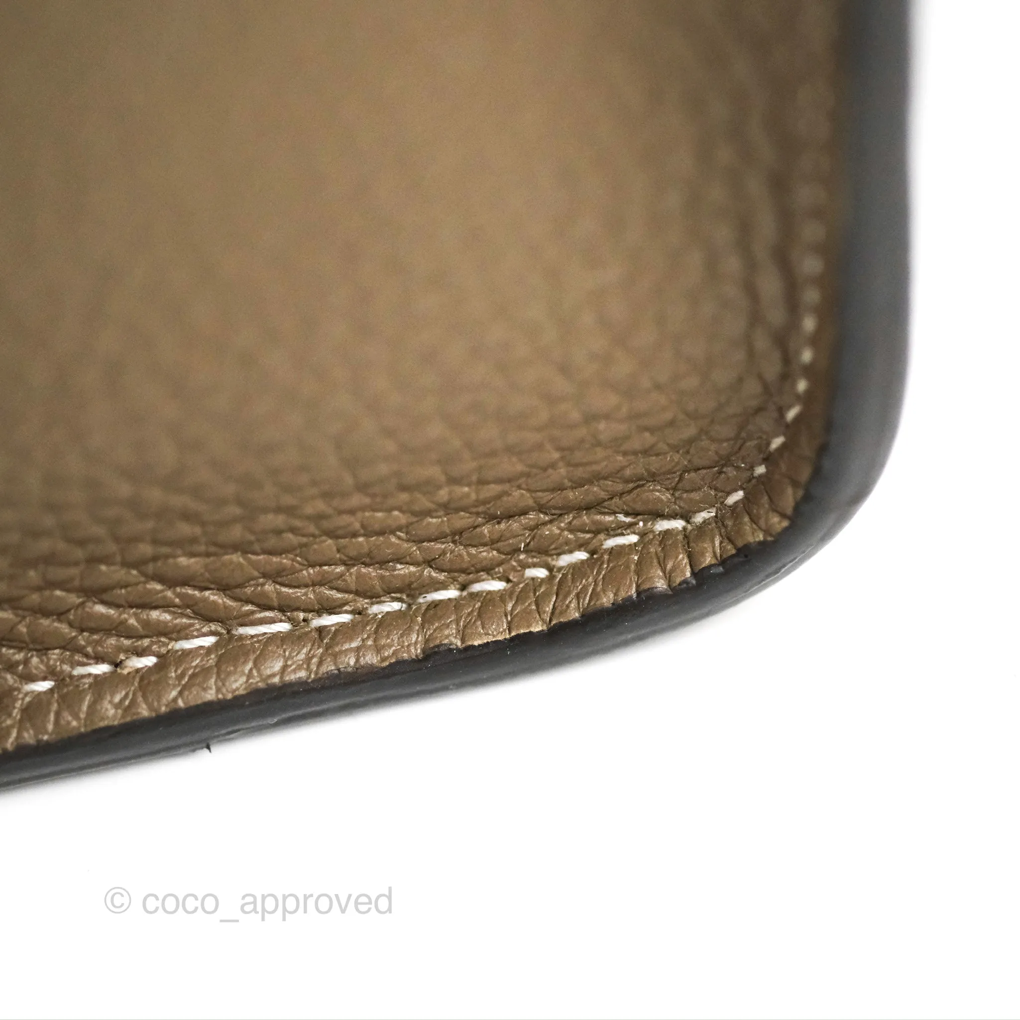 Celine Nano Luggage in Souris Drummed Calfskin