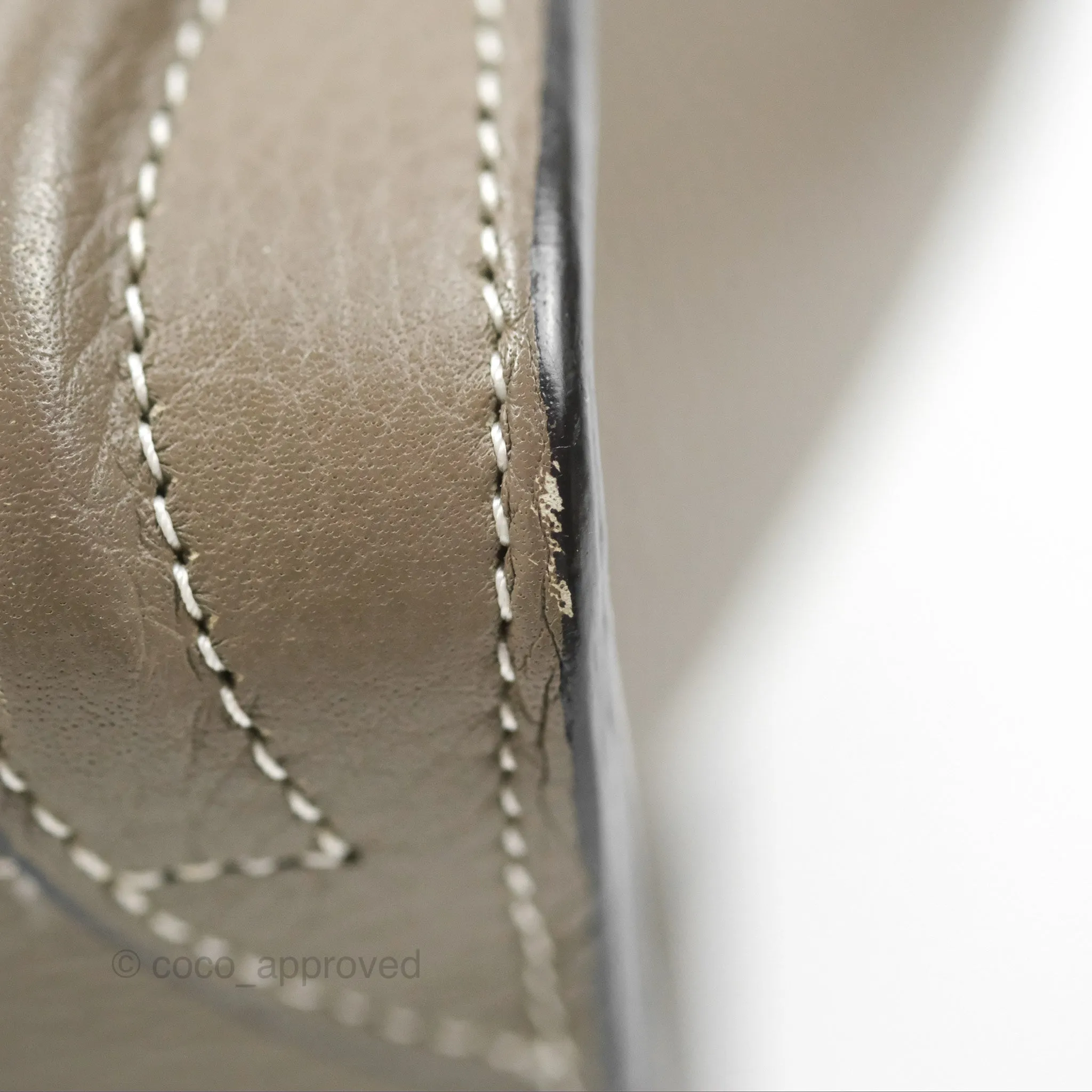 Celine Nano Luggage in Souris Drummed Calfskin
