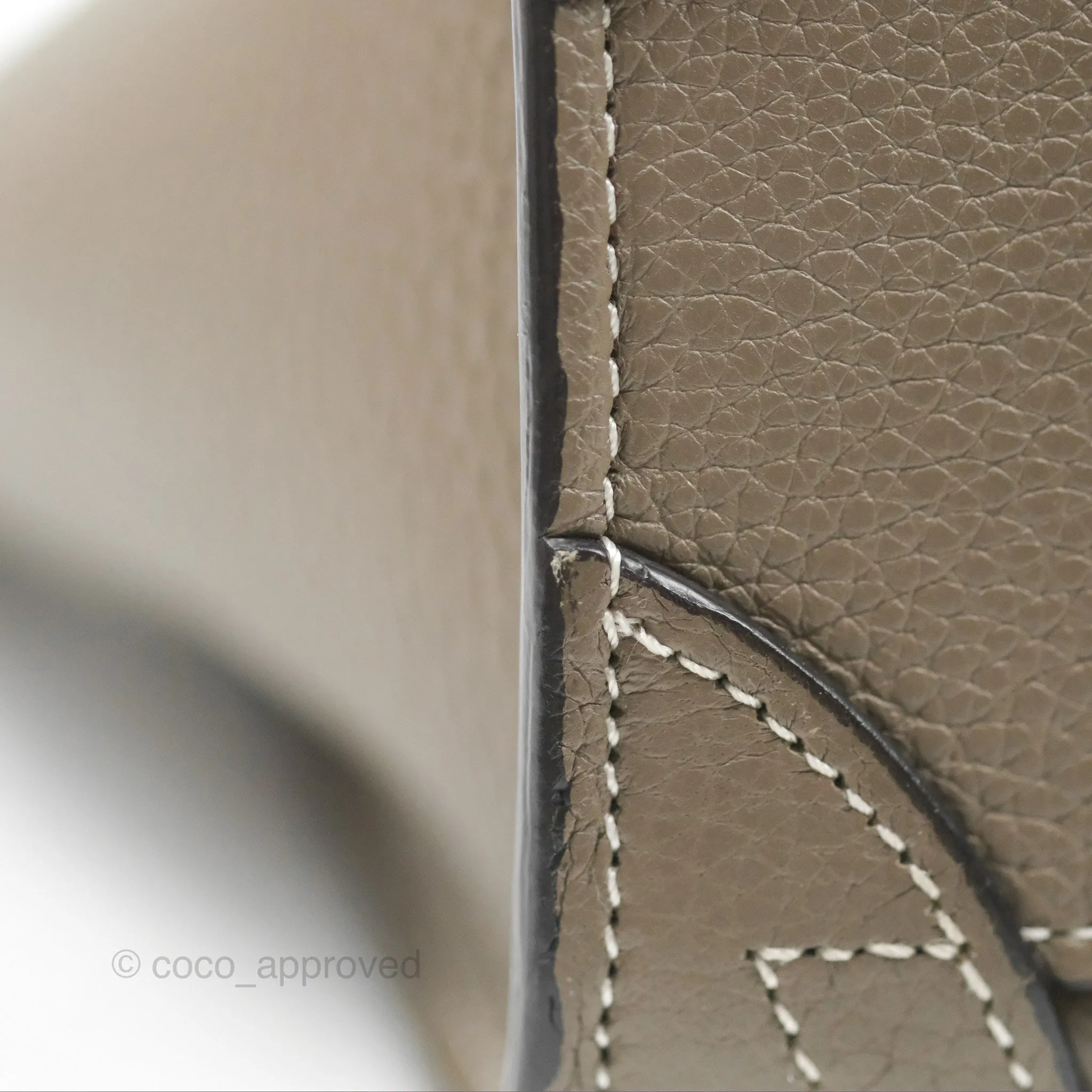 Celine Nano Luggage in Souris Drummed Calfskin