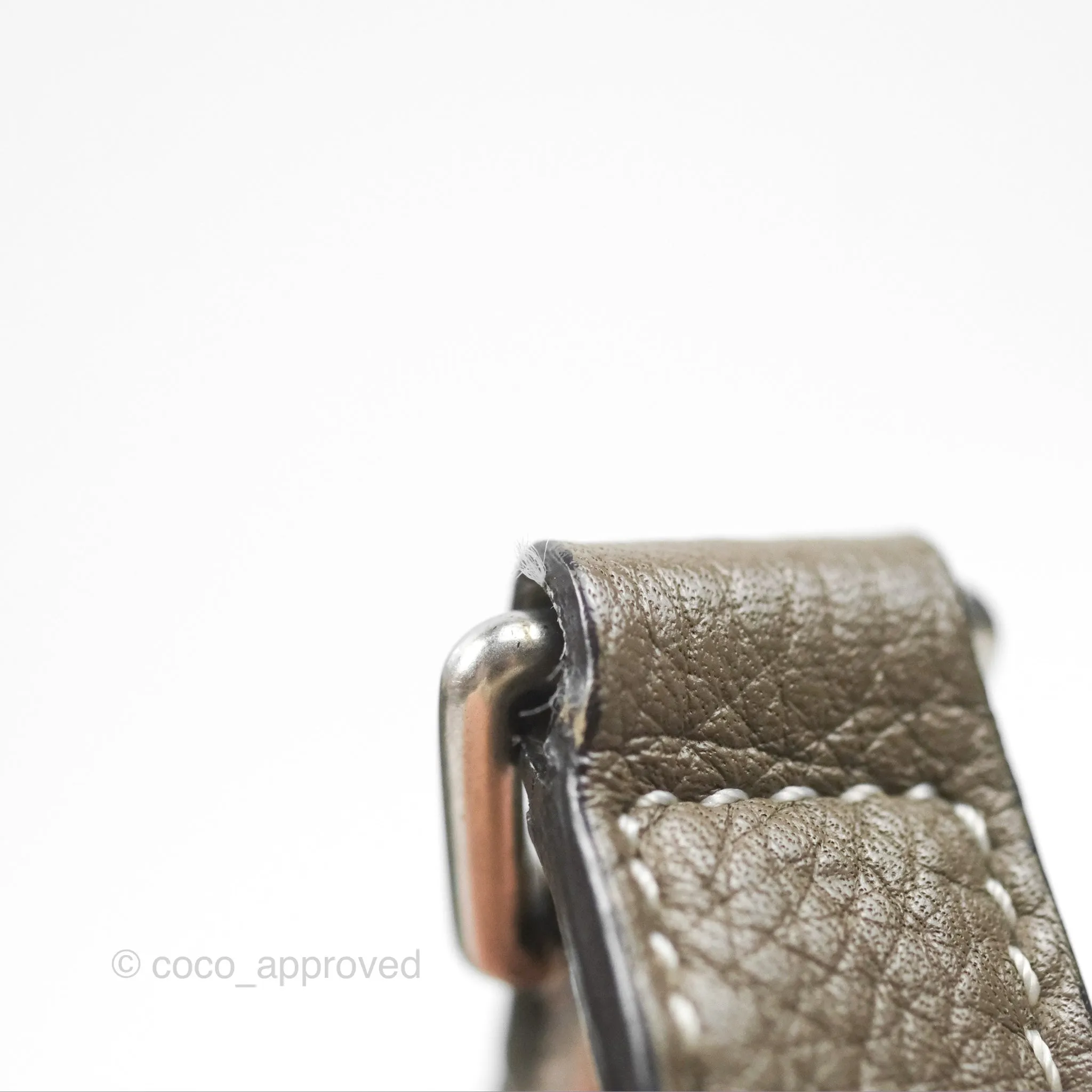 Celine Nano Luggage in Souris Drummed Calfskin