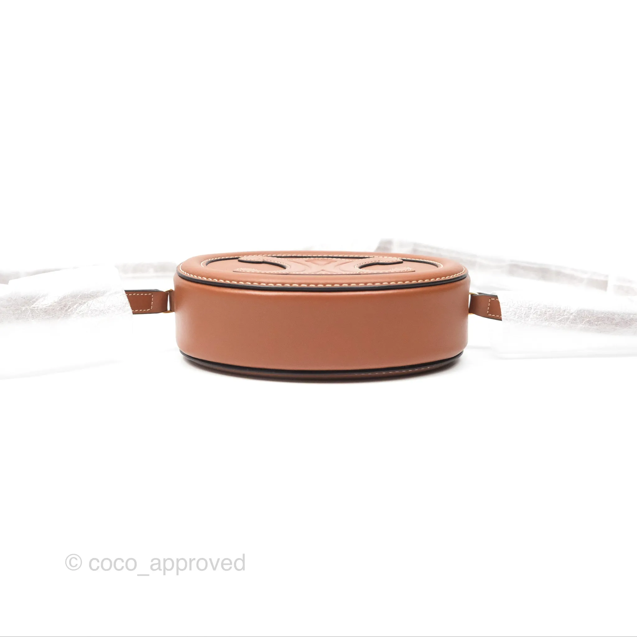 Celine Oval Bag Cuir Triomphe Tan Calfskin