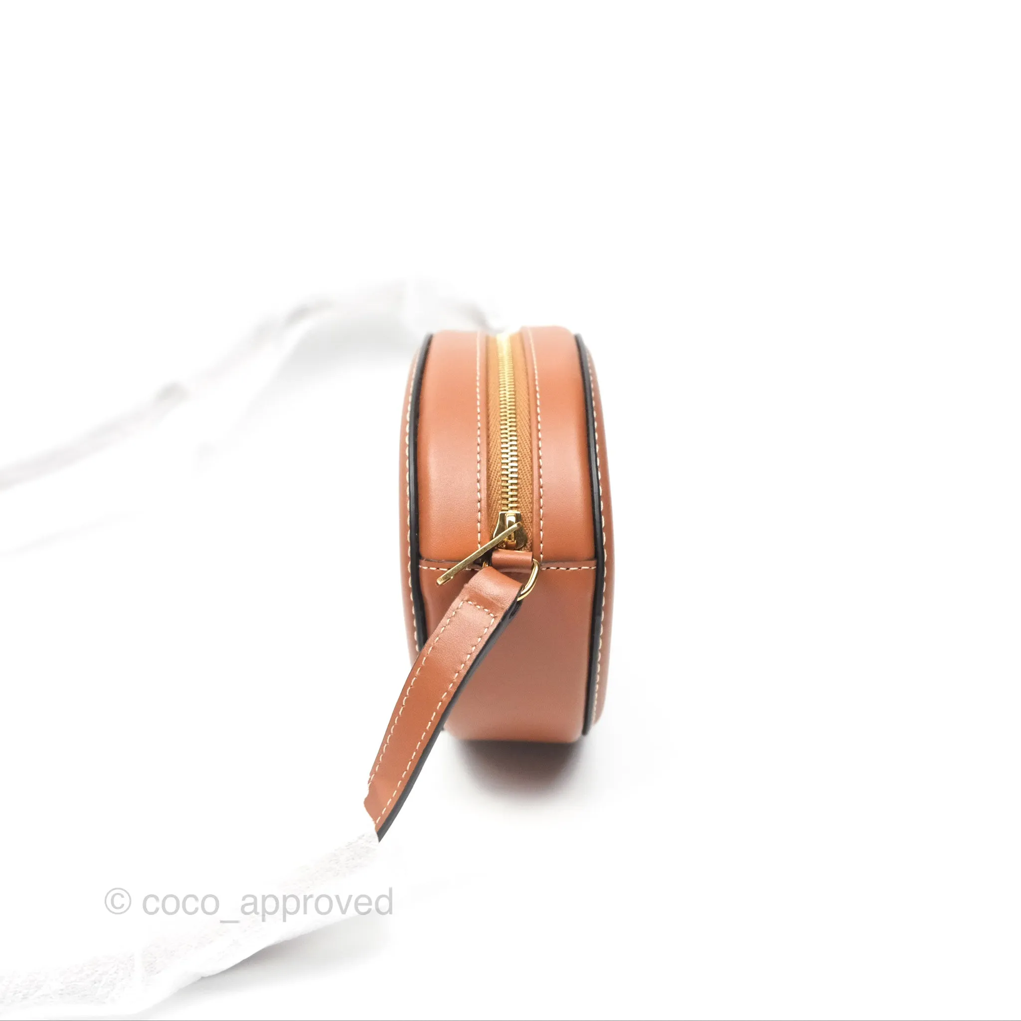 Celine Oval Bag Cuir Triomphe Tan Calfskin