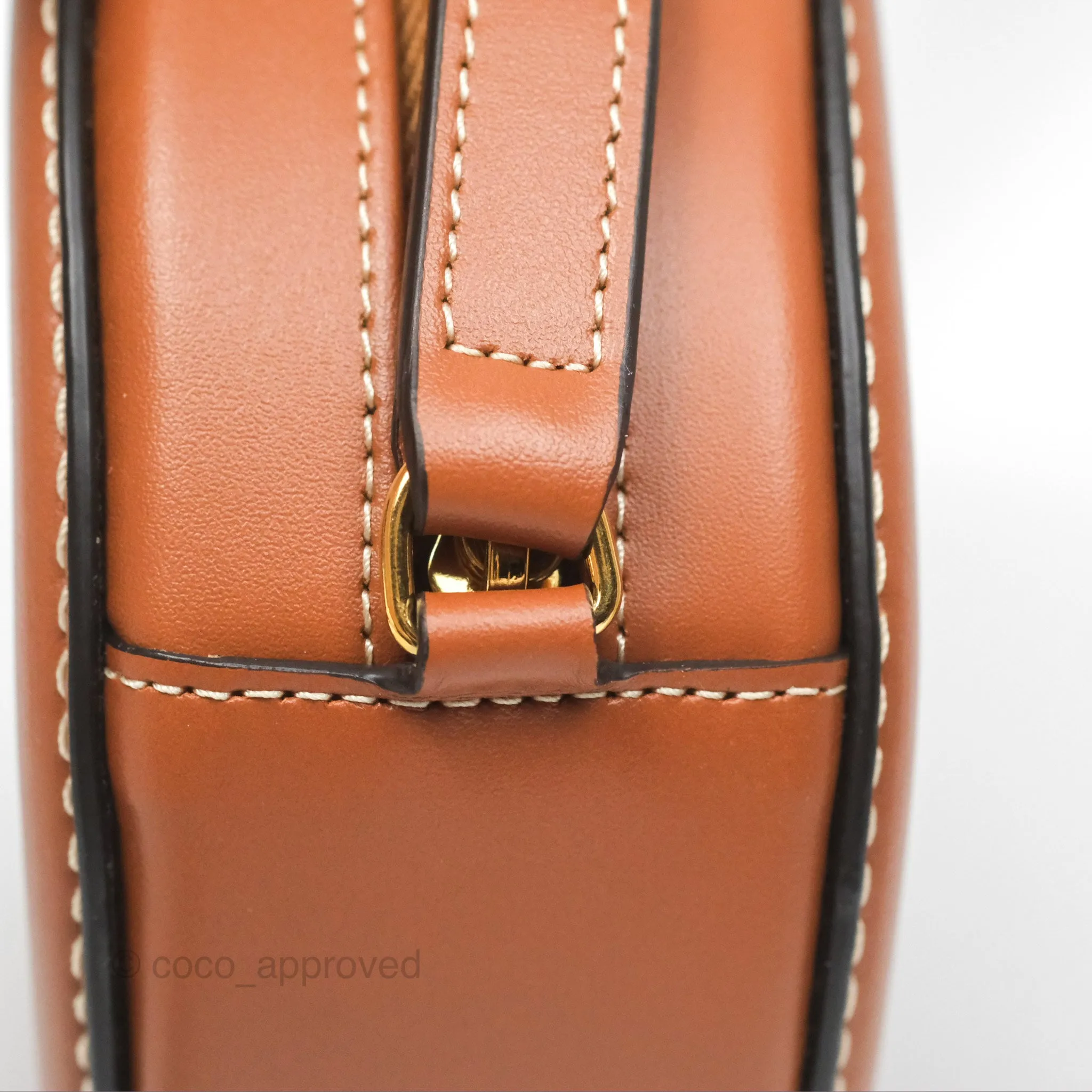 Celine Oval Bag Cuir Triomphe Tan Calfskin