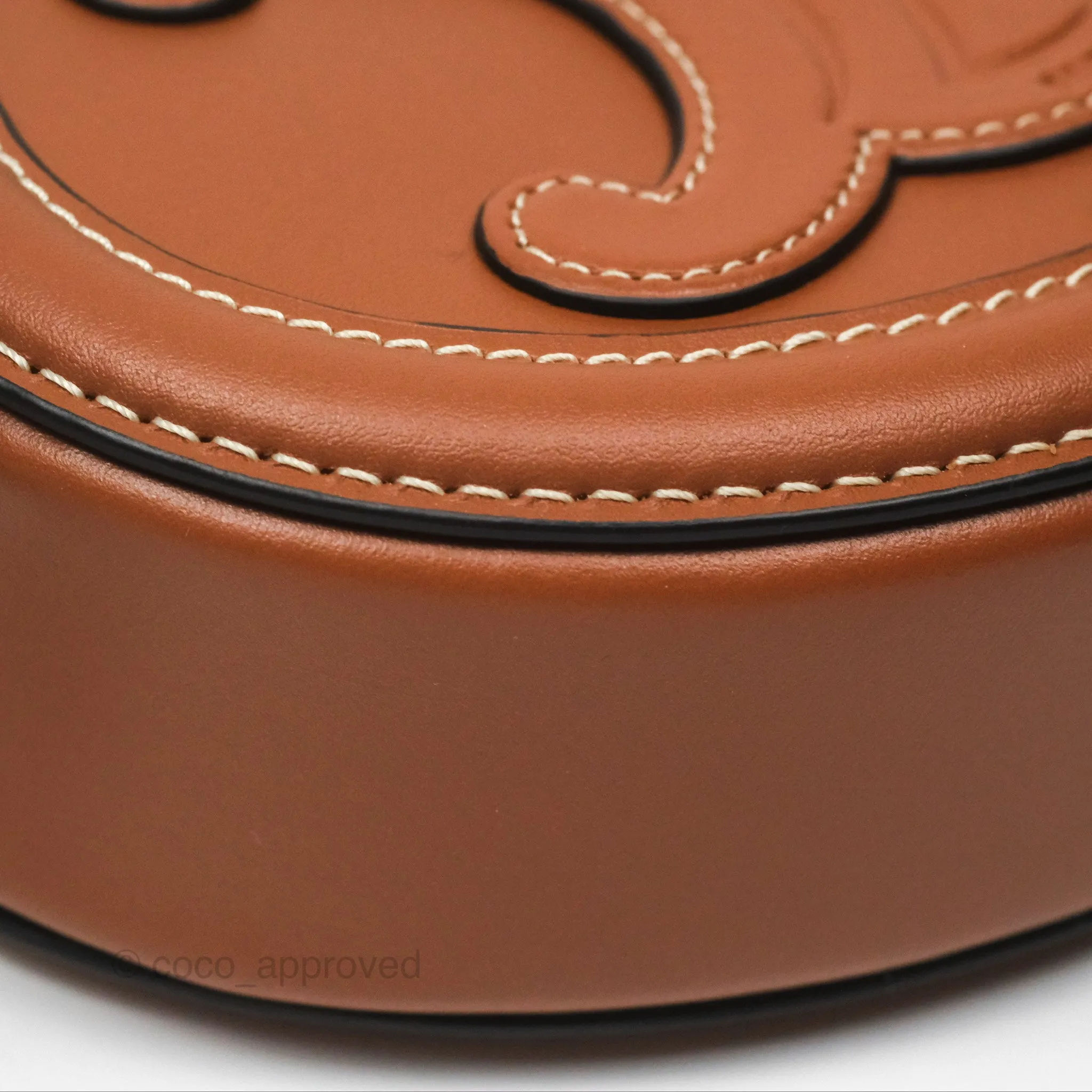 Celine Oval Bag Cuir Triomphe Tan Calfskin