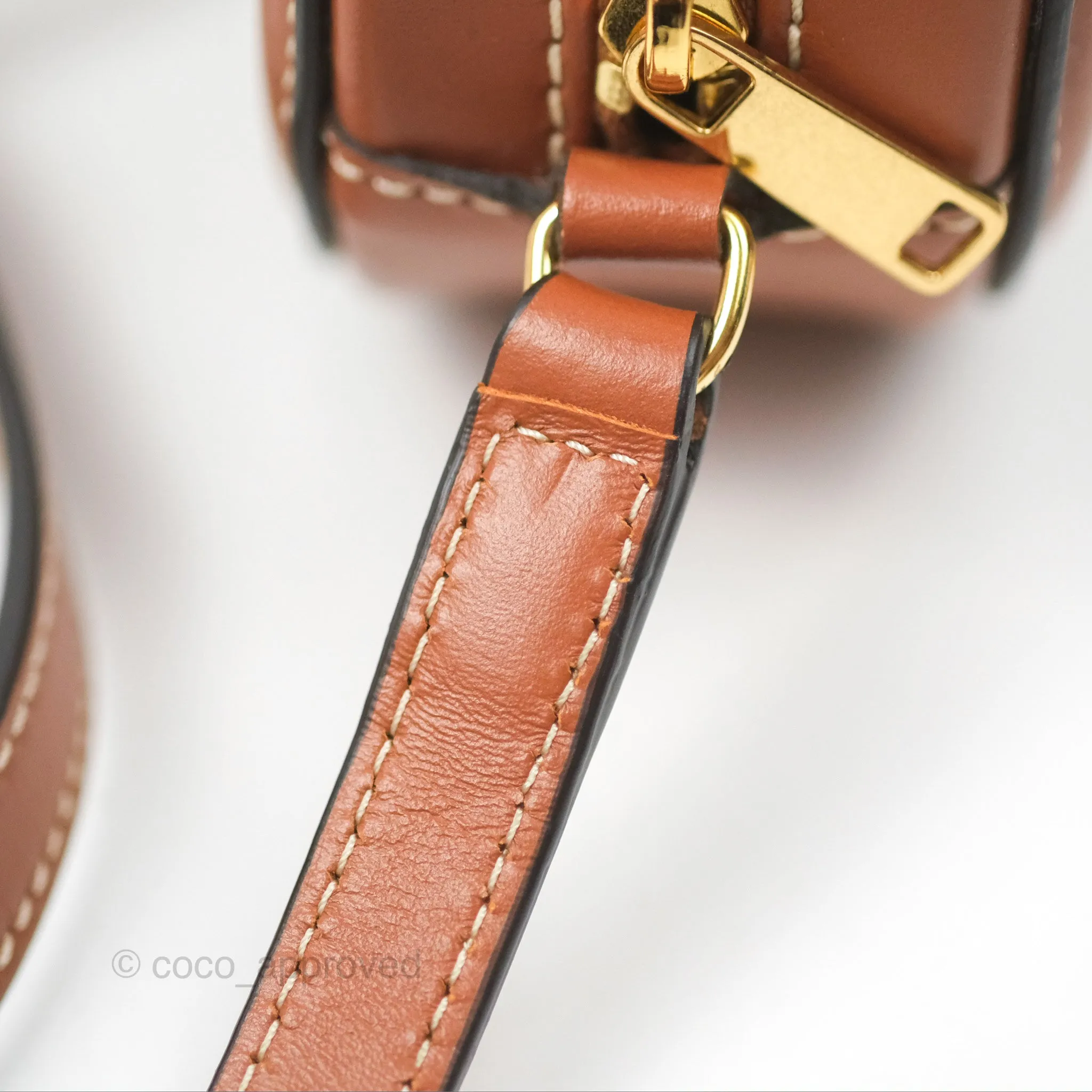 Celine Oval Bag Cuir Triomphe Tan Calfskin