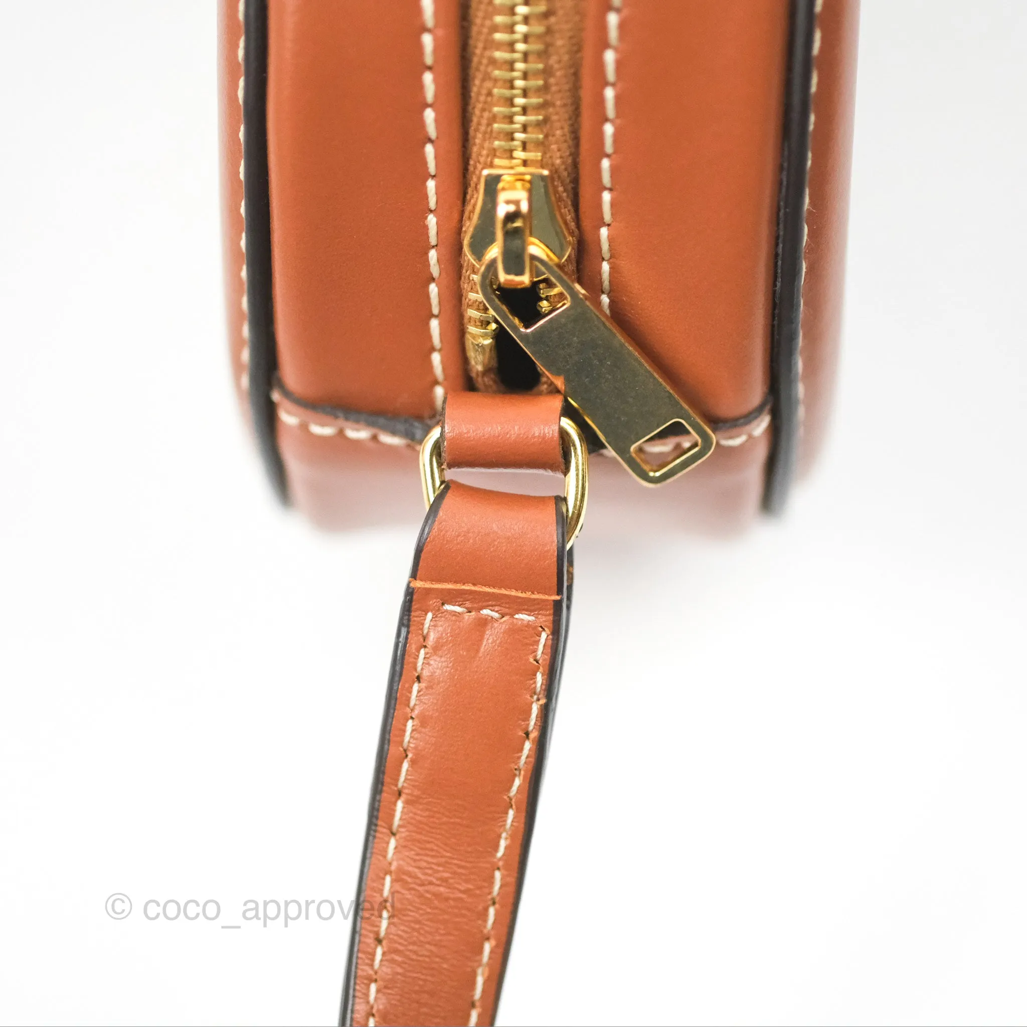 Celine Oval Bag Cuir Triomphe Tan Calfskin