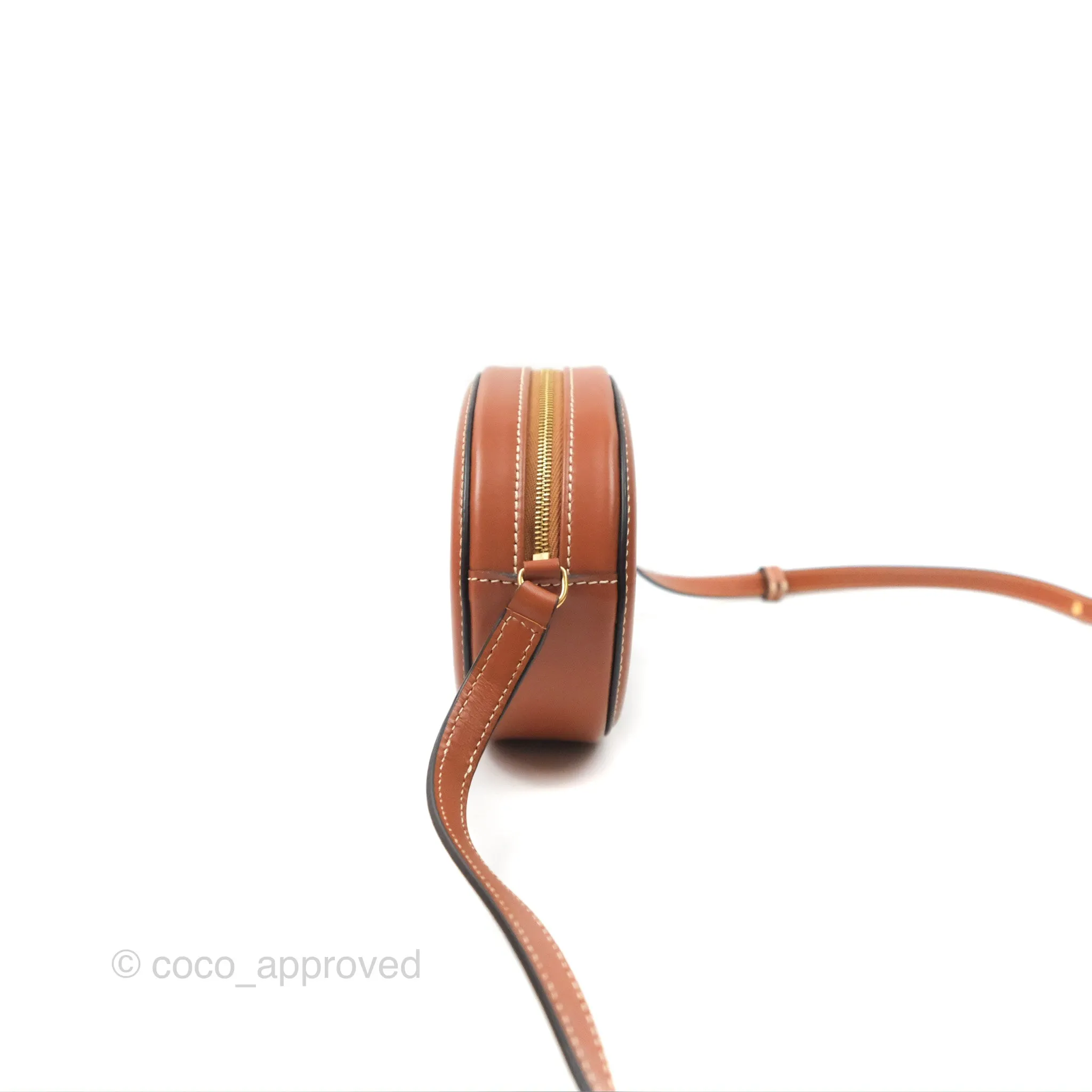 Celine Oval Bag Cuir Triomphe Tan Calfskin