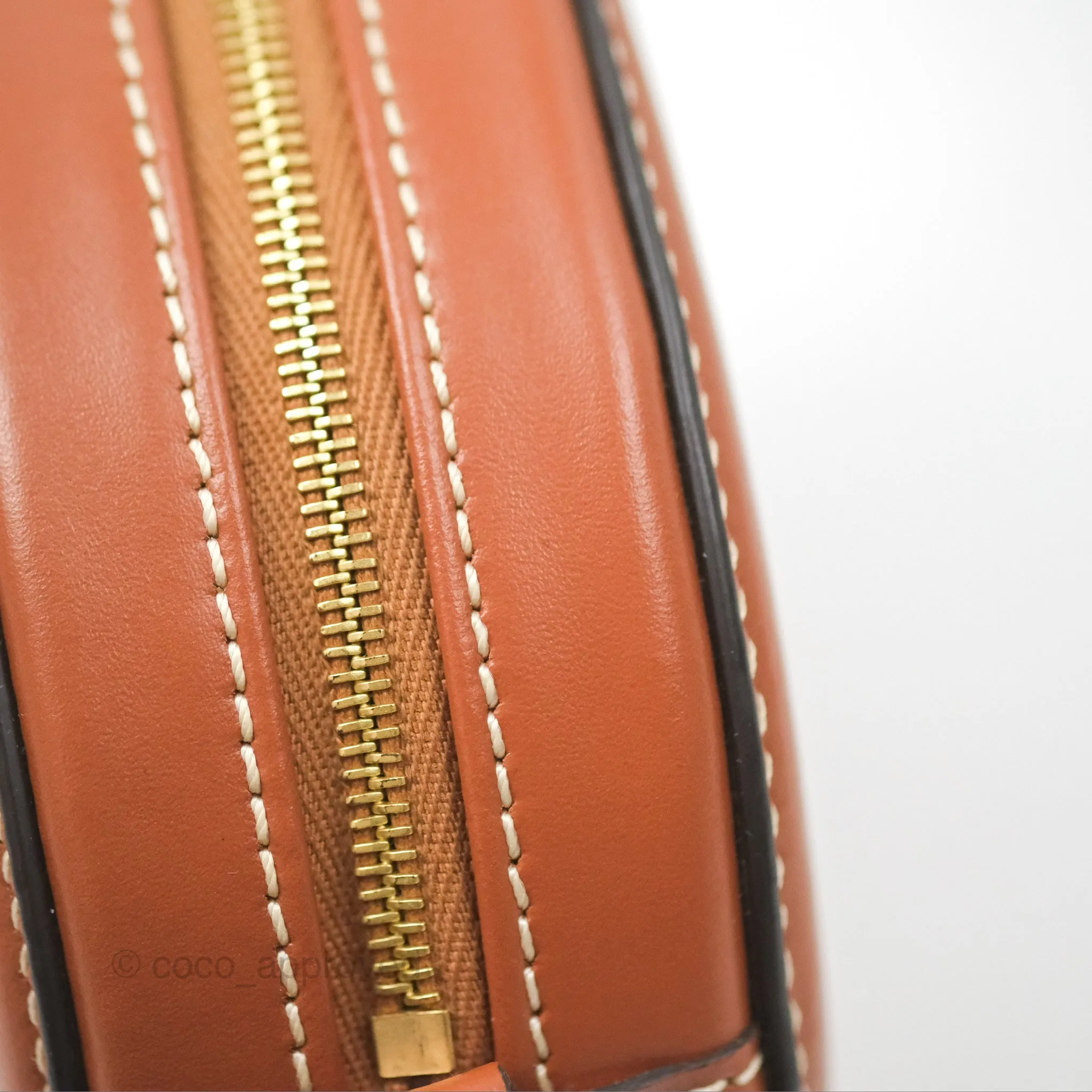 Celine Oval Bag Cuir Triomphe Tan Calfskin