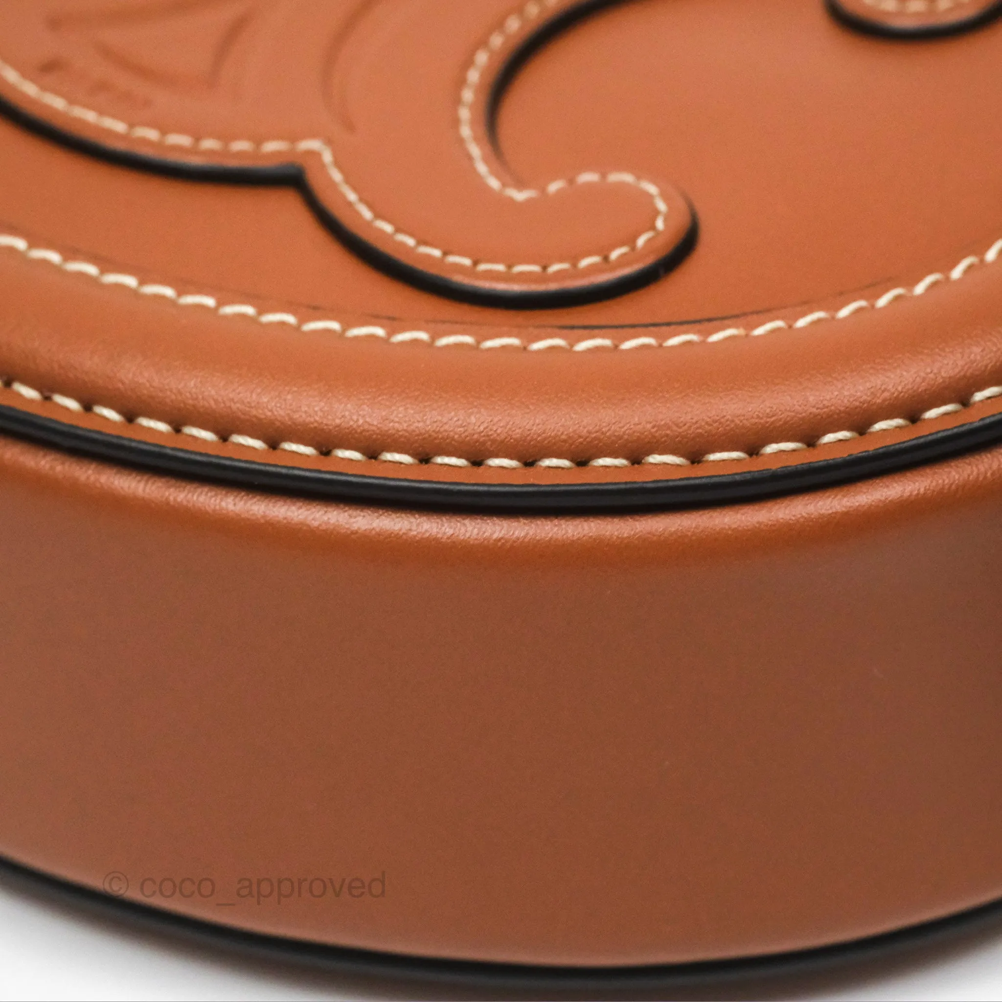 Celine Oval Bag Cuir Triomphe Tan Calfskin