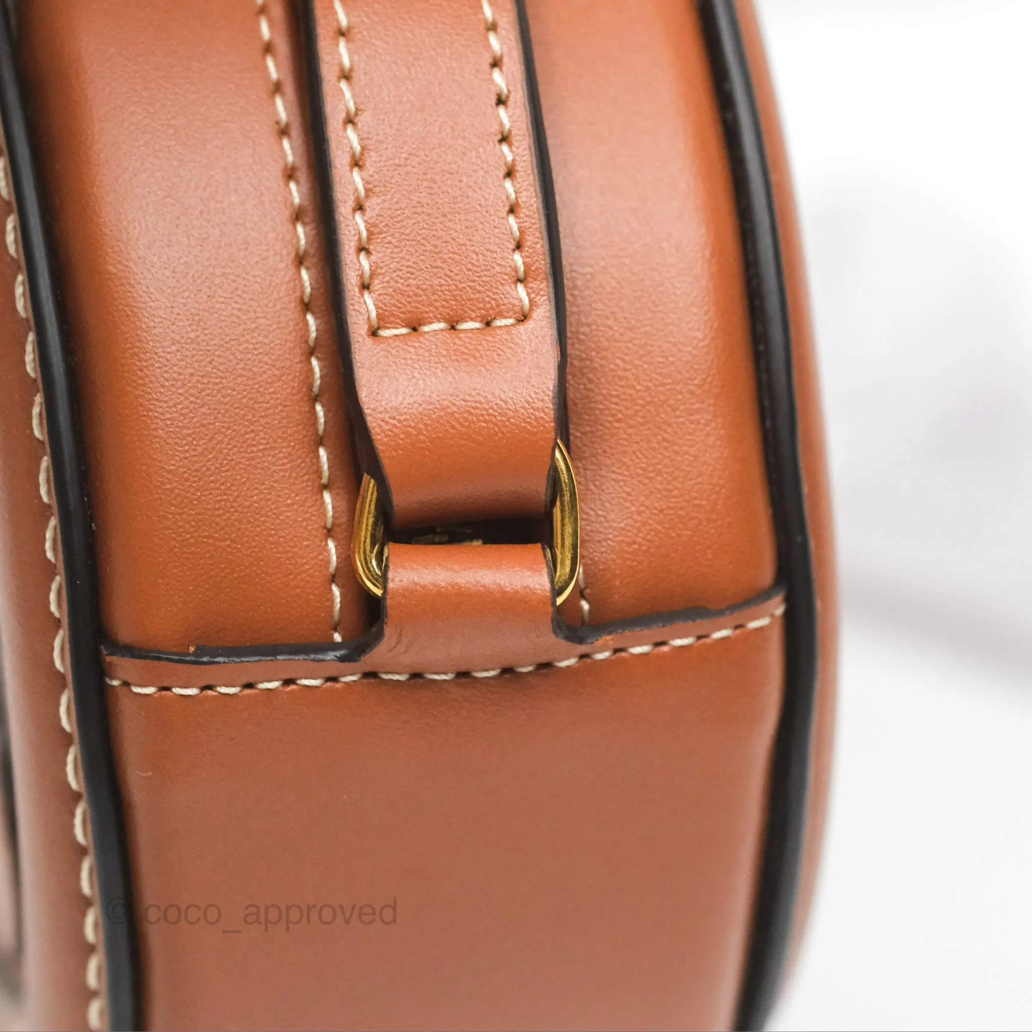 Celine Oval Bag Cuir Triomphe Tan Calfskin