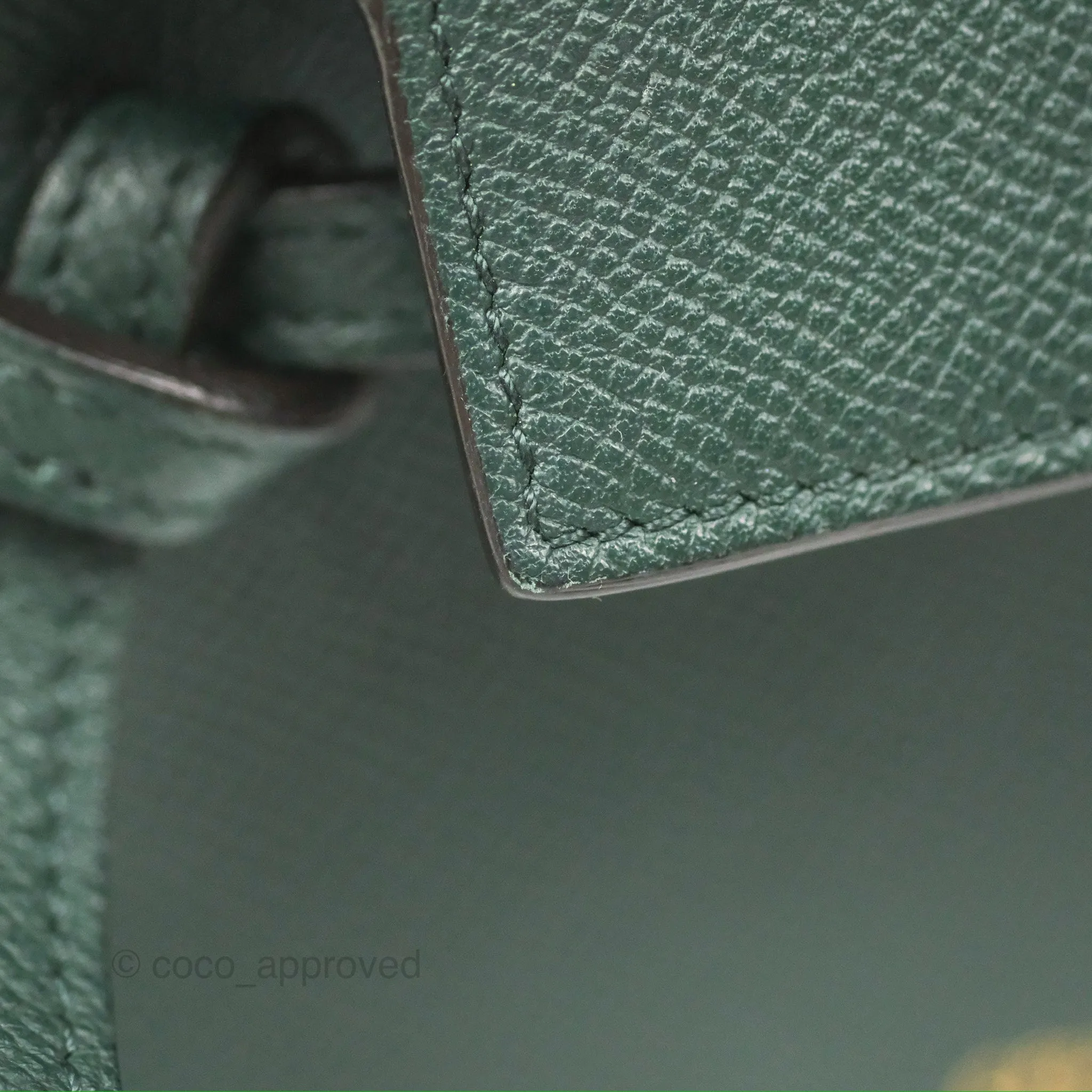 Celine Pico Belt Bag Amazone Green Grained Calfskin Gold Hardware