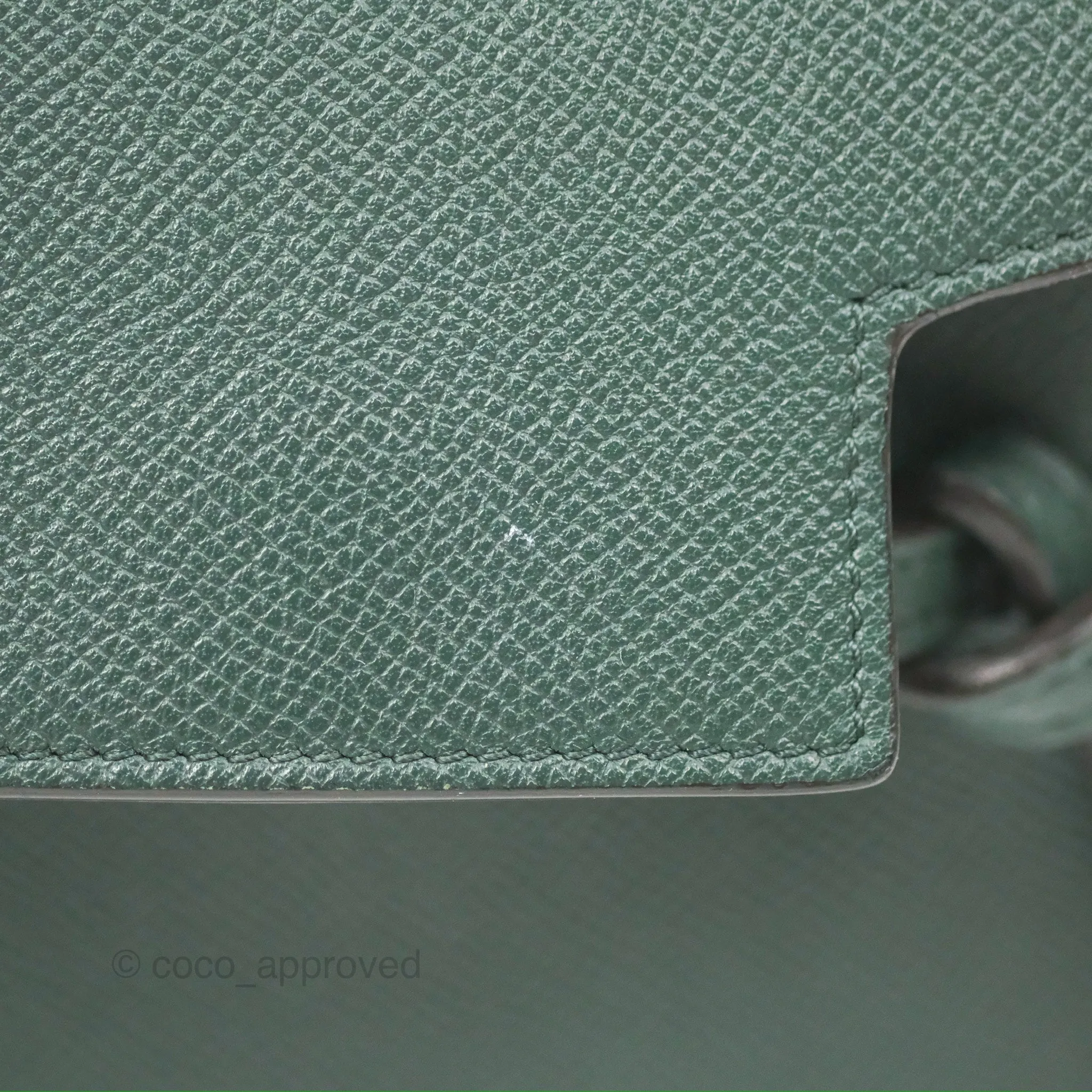 Celine Pico Belt Bag Amazone Green Grained Calfskin Gold Hardware