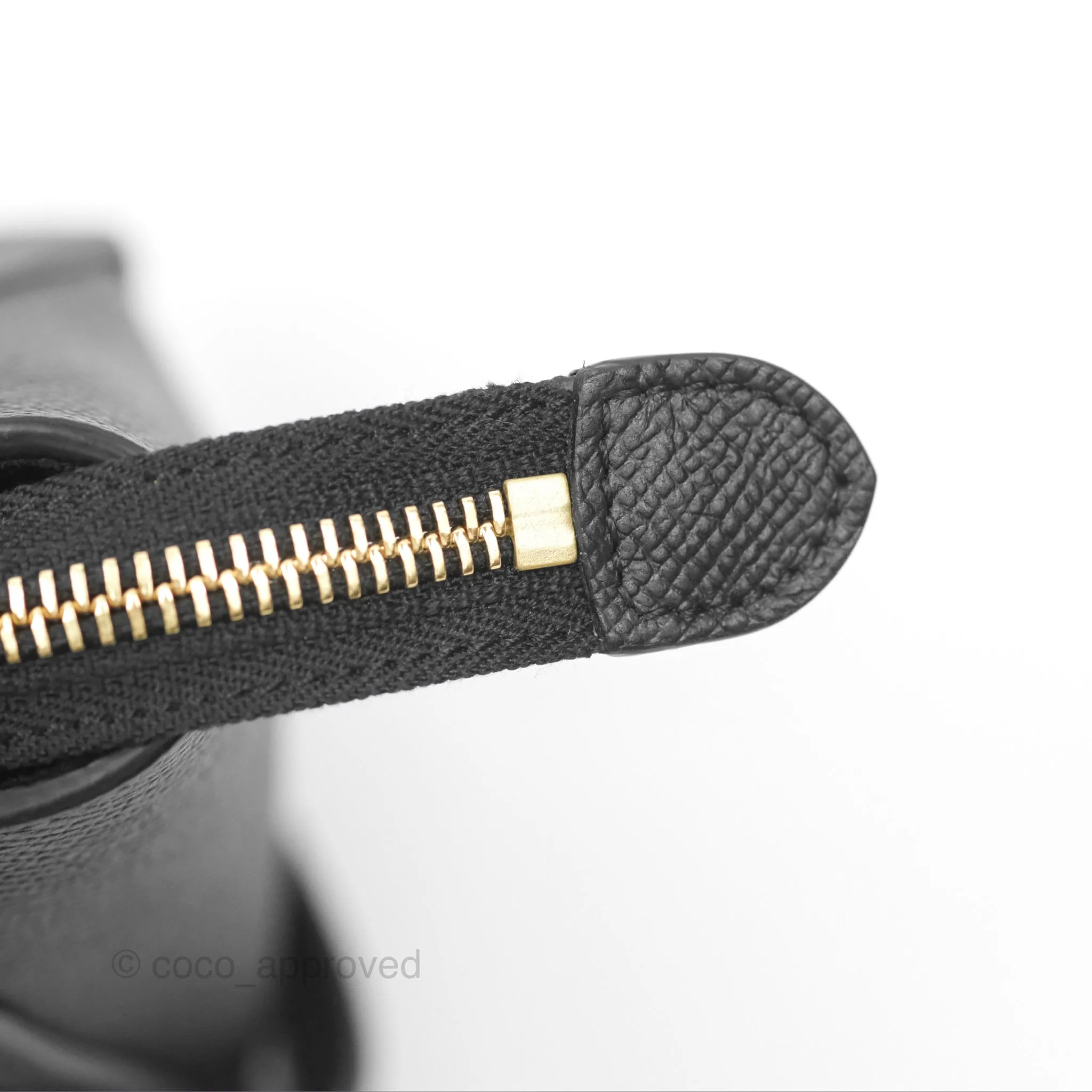 Celine Pico Belt Bag Black Grained Calfskin Gold Hardware