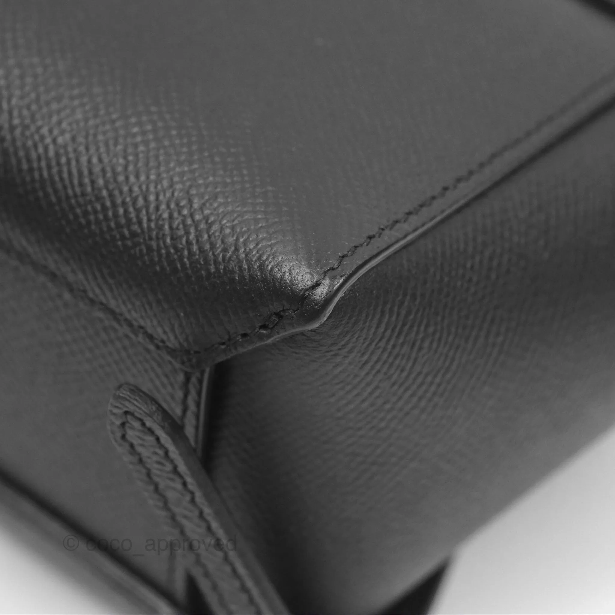 Celine Pico Belt Bag Black Grained Calfskin Gold Hardware