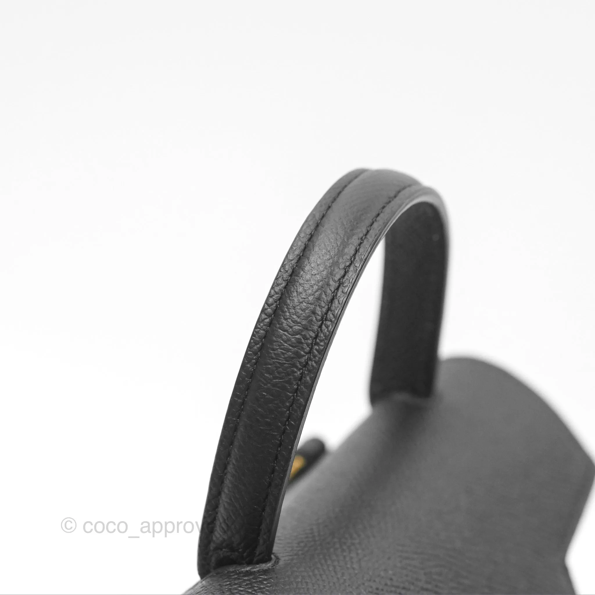 Celine Pico Belt Bag Black Grained Calfskin Gold Hardware
