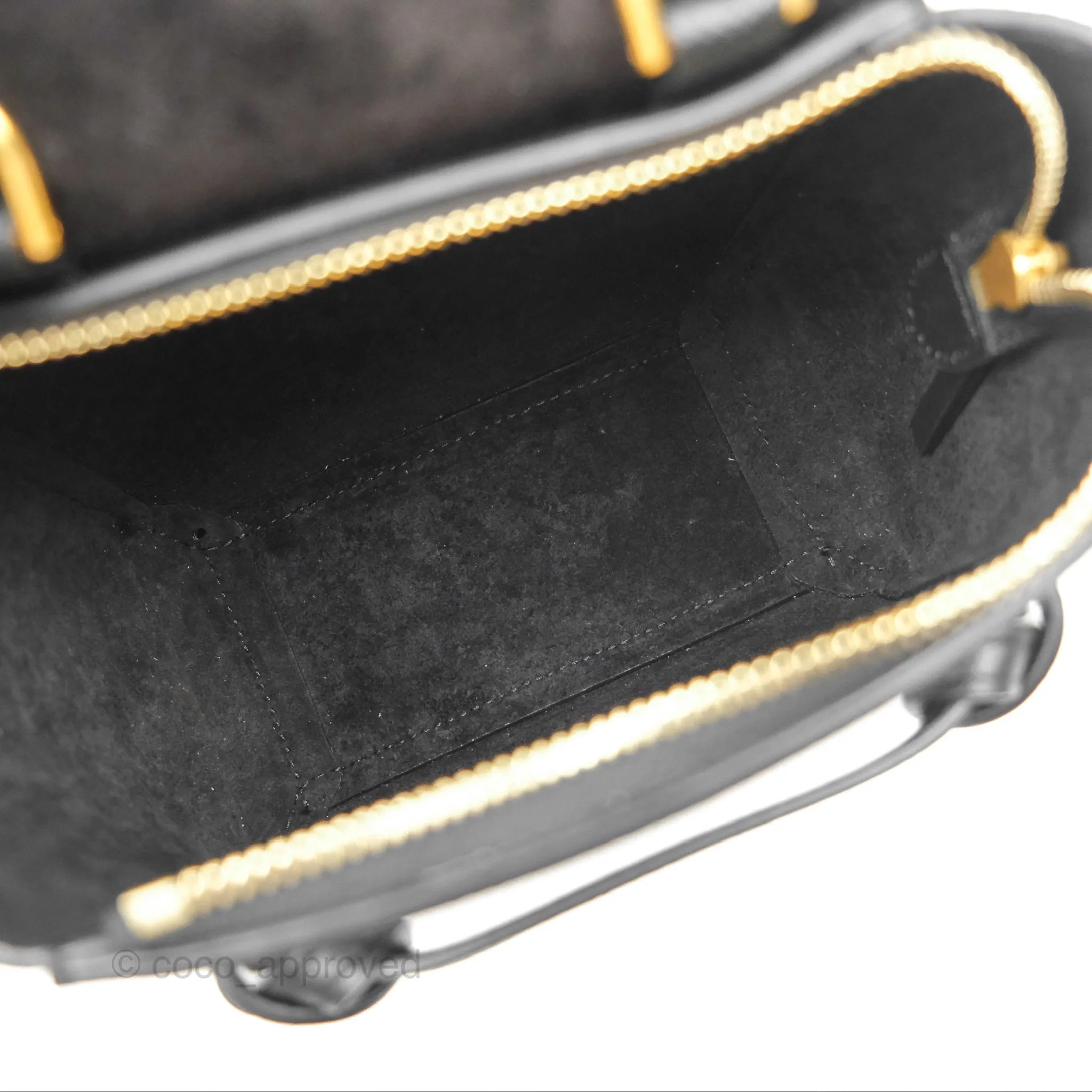 Celine Pico Belt Bag Black Grained Calfskin Gold Hardware