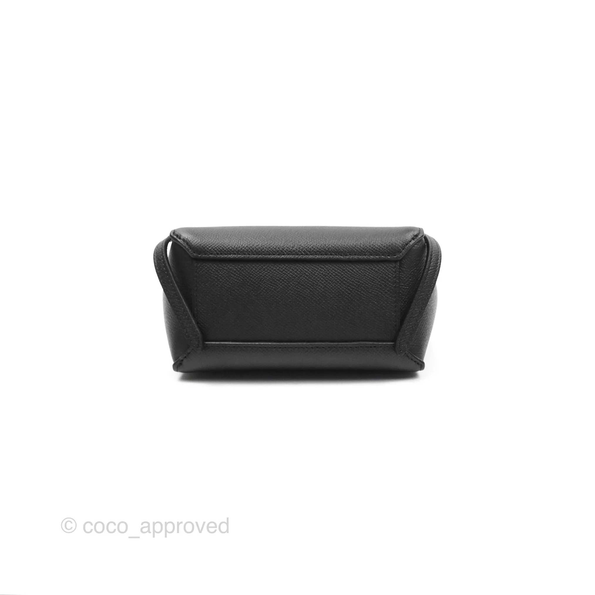 Celine Pico Belt Bag Black Grained Calfskin Gold Hardware