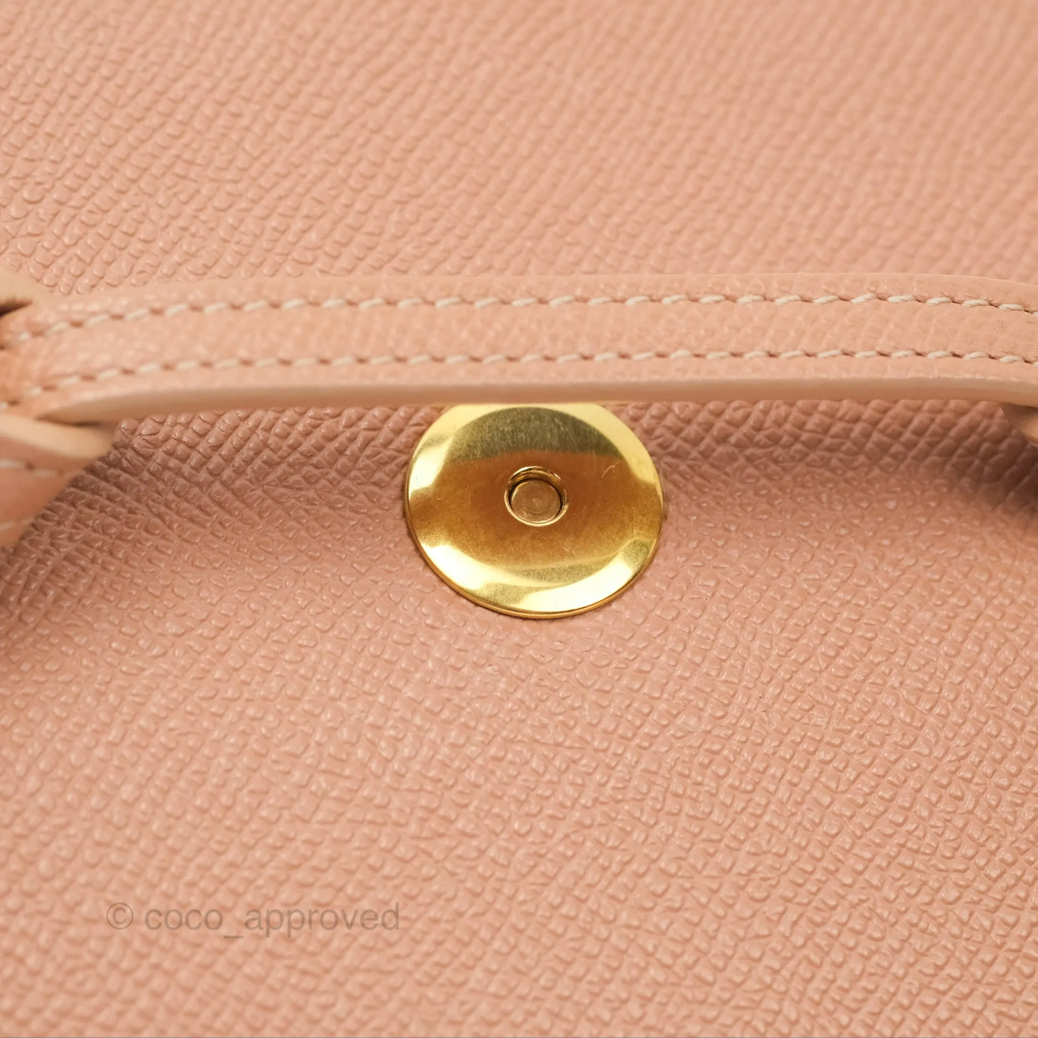 Celine Pico Belt Bag Desert Rose Grained Calfskin Gold Hardware