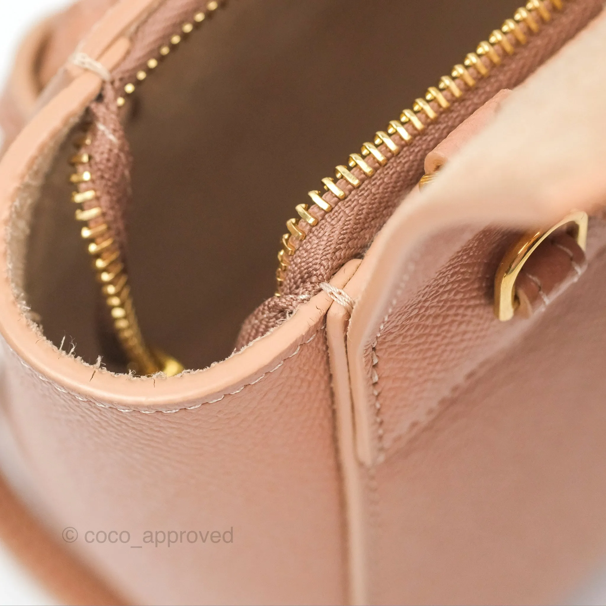 Celine Pico Belt Bag Desert Rose Grained Calfskin Gold Hardware