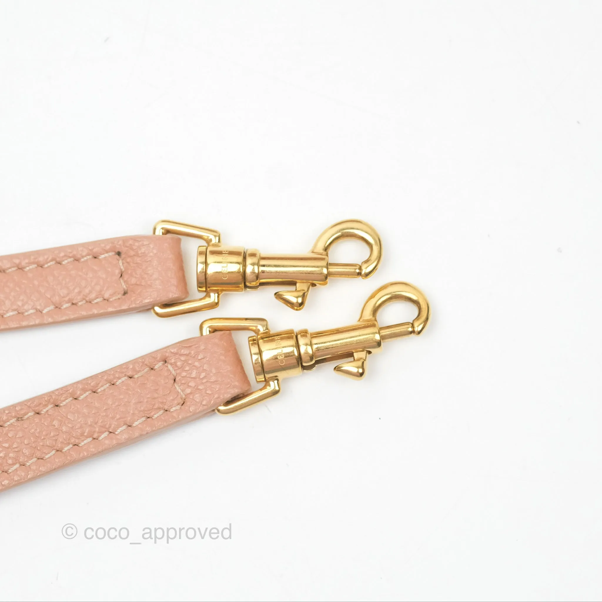 Celine Pico Belt Bag Desert Rose Grained Calfskin Gold Hardware