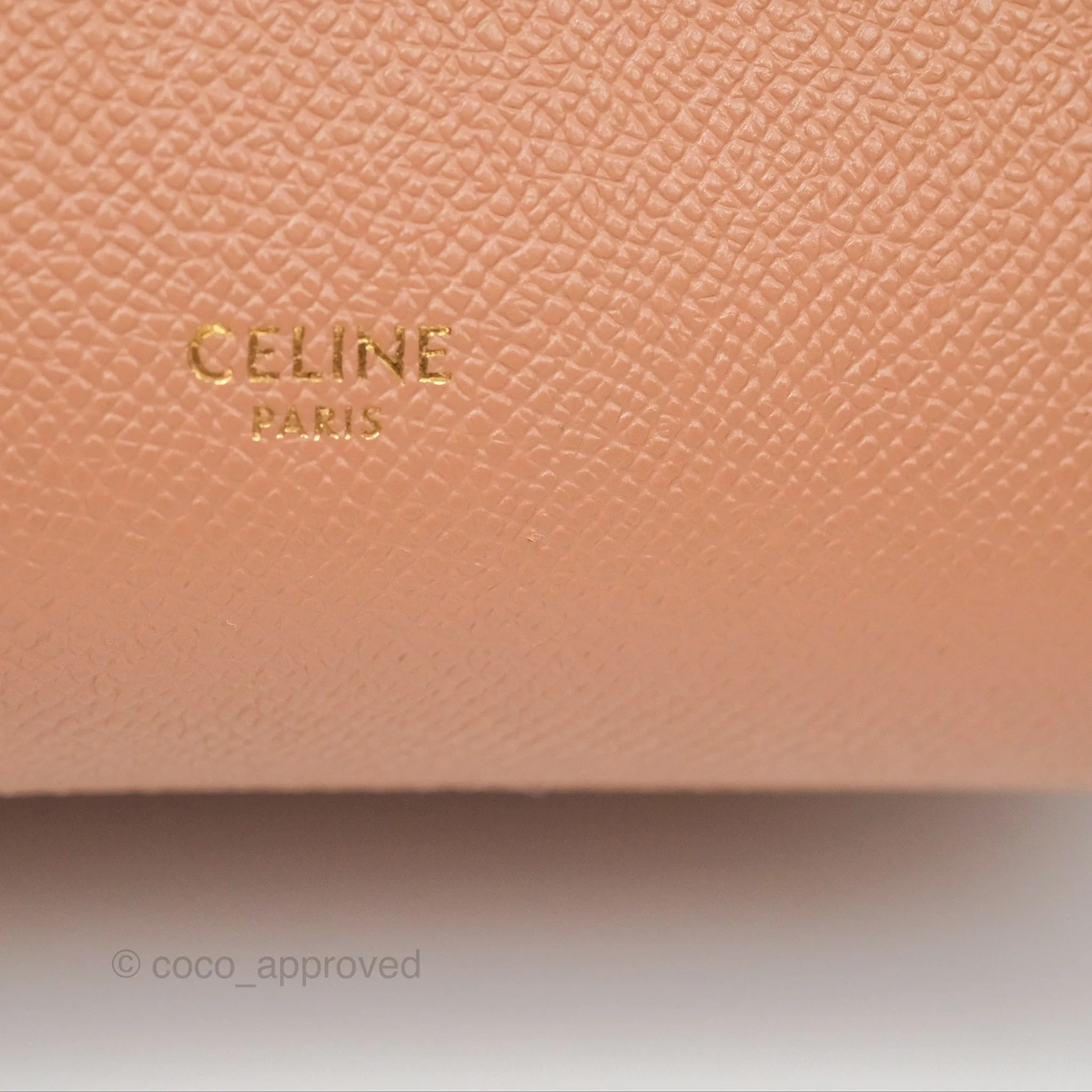 Celine Pico Belt Bag Desert Rose Grained Calfskin Gold Hardware