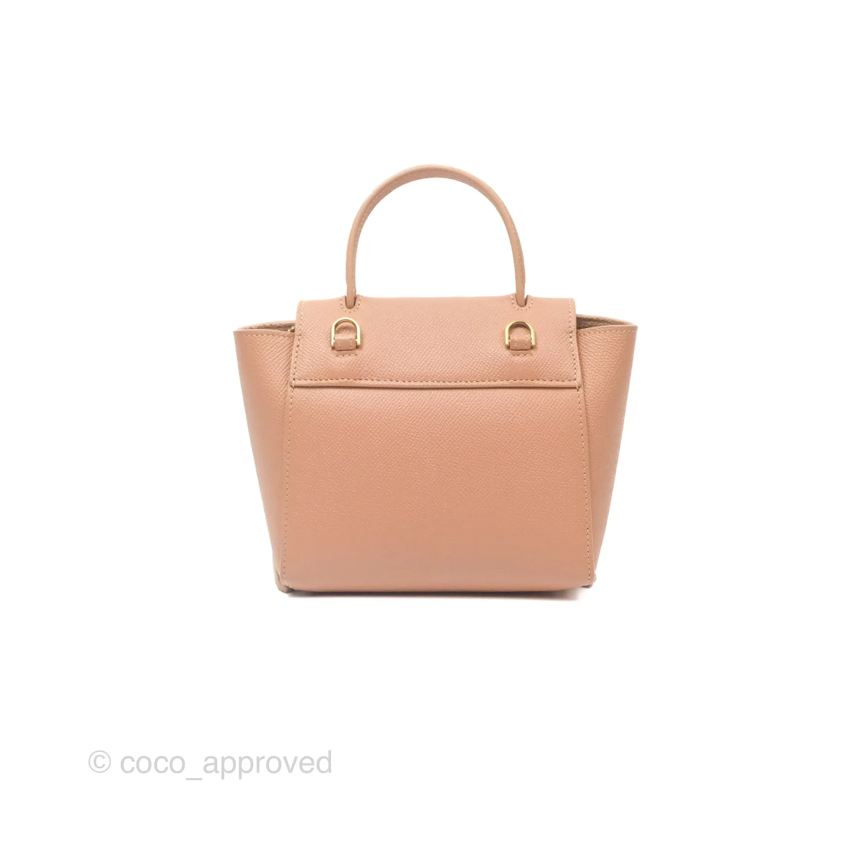 Celine Pico Belt Bag Desert Rose Grained Calfskin Gold Hardware