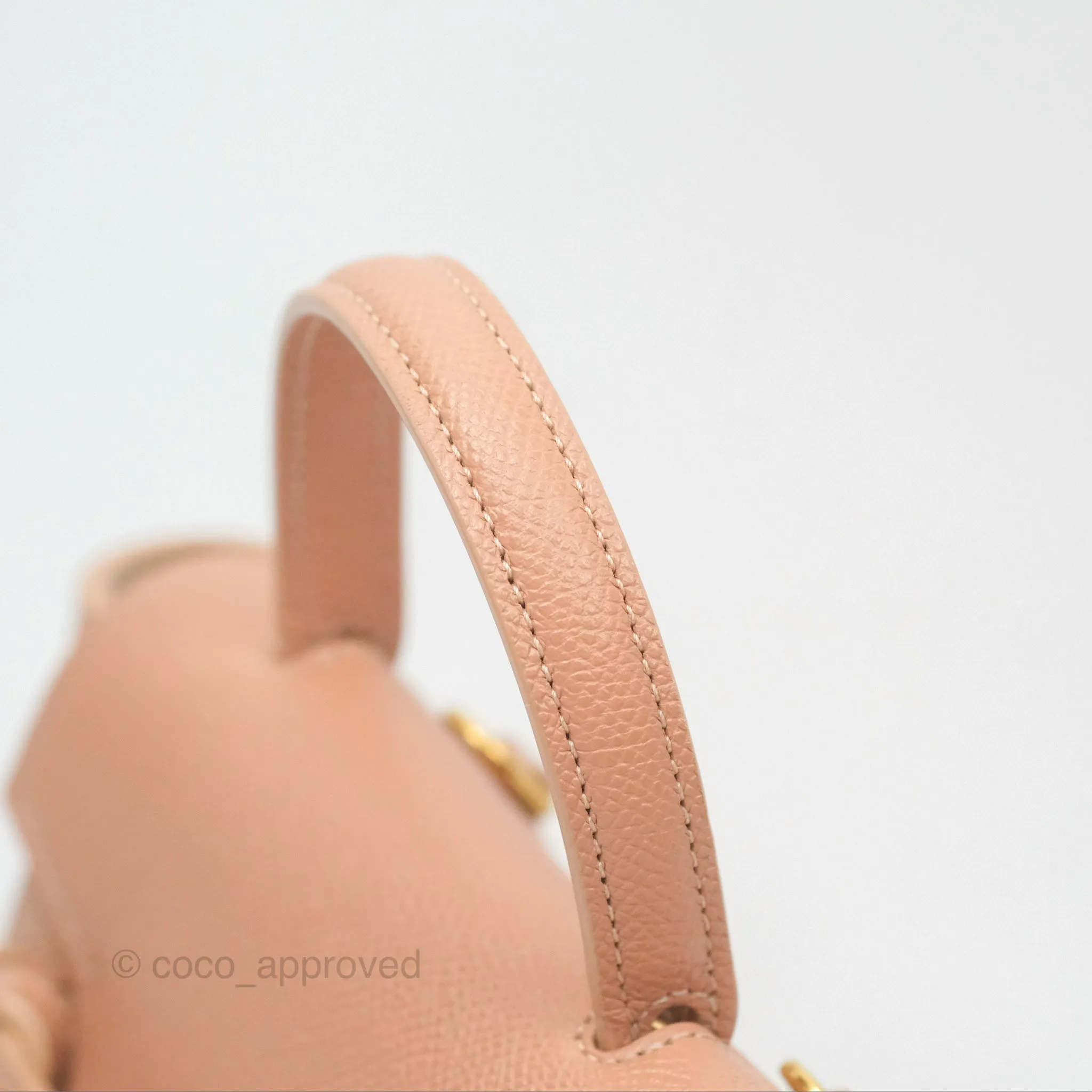Celine Pico Belt Bag Desert Rose Grained Calfskin Gold Hardware