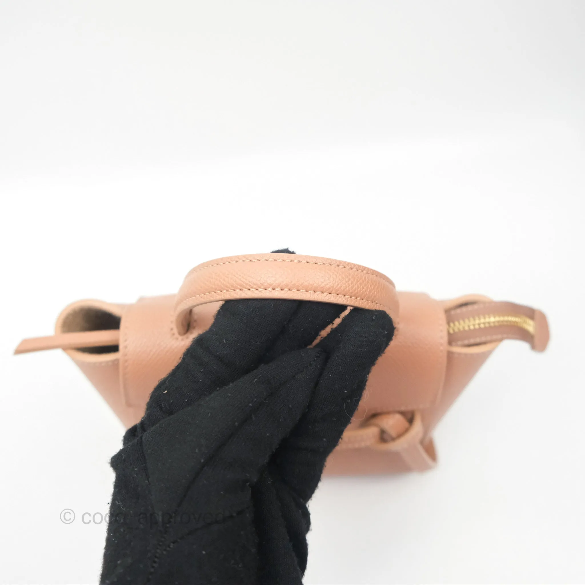 Celine Pico Belt Bag Desert Rose Grained Calfskin Gold Hardware