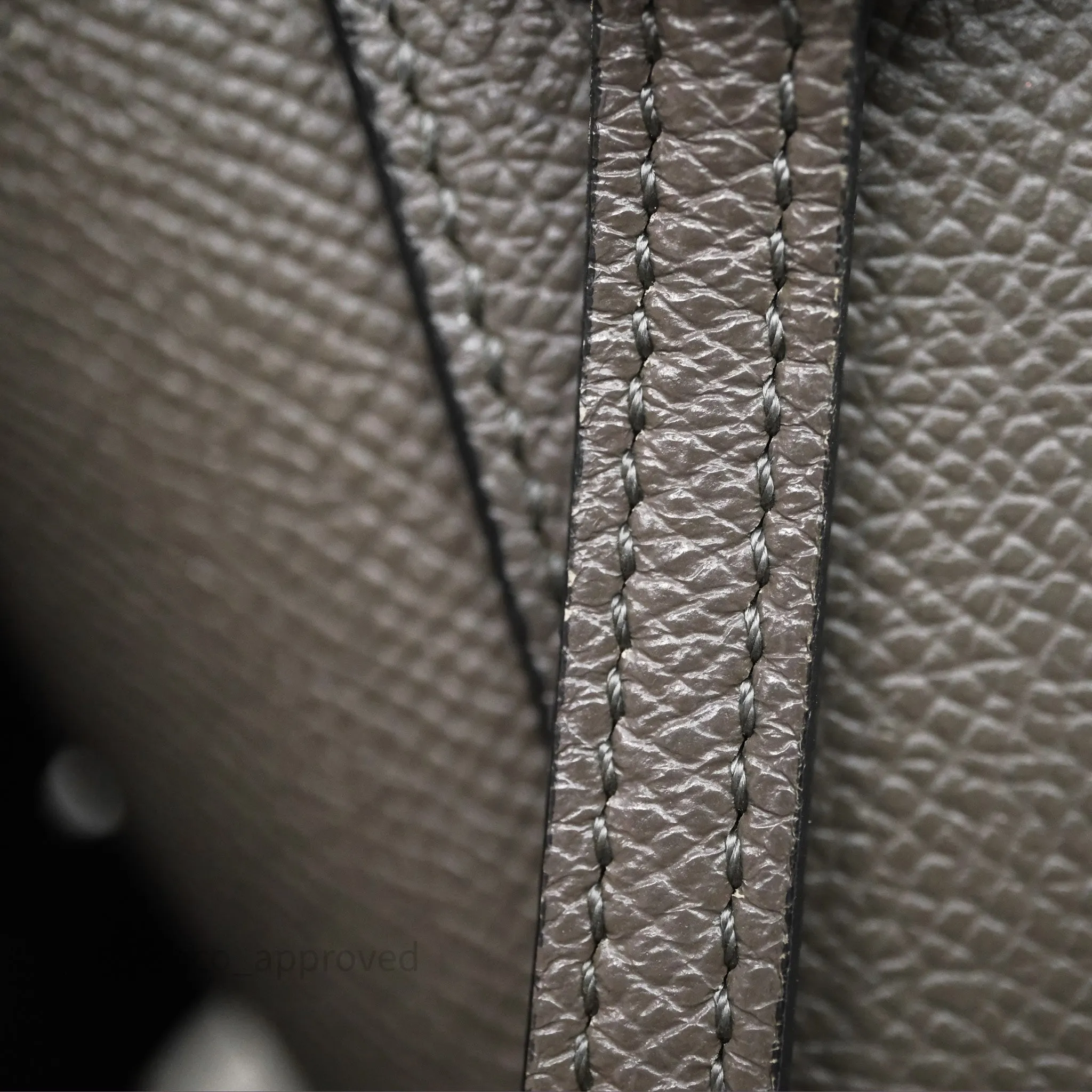 Celine Pico Belt Bag Grey Grained Calfskin Gold Hardware