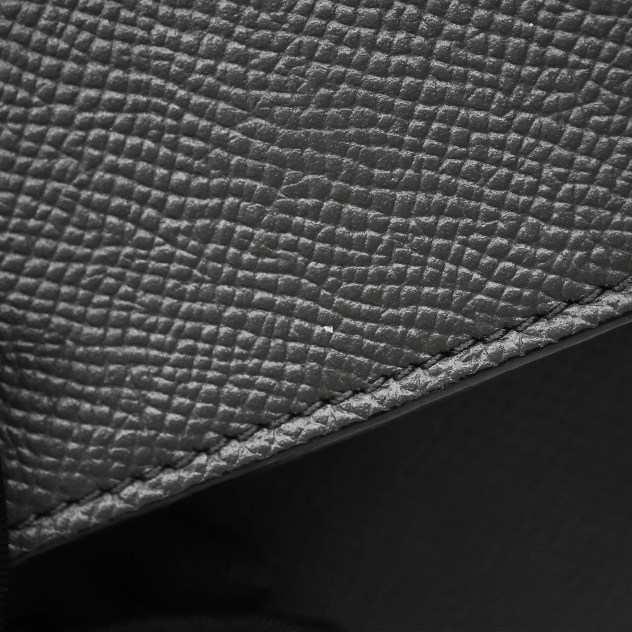 Celine Pico Belt Bag Grey Grained Calfskin Gold Hardware