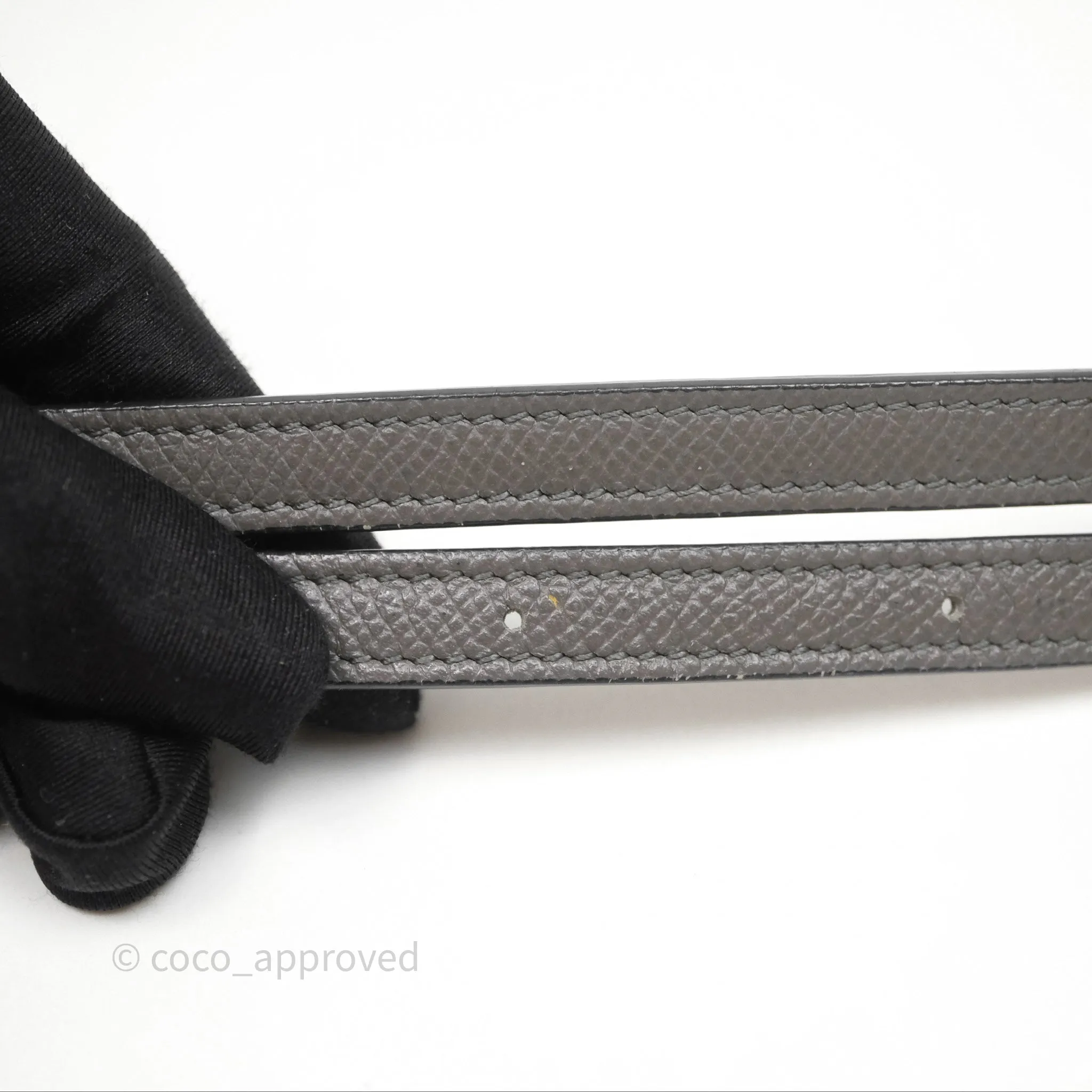 Celine Pico Belt Bag Grey Grained Calfskin Gold Hardware