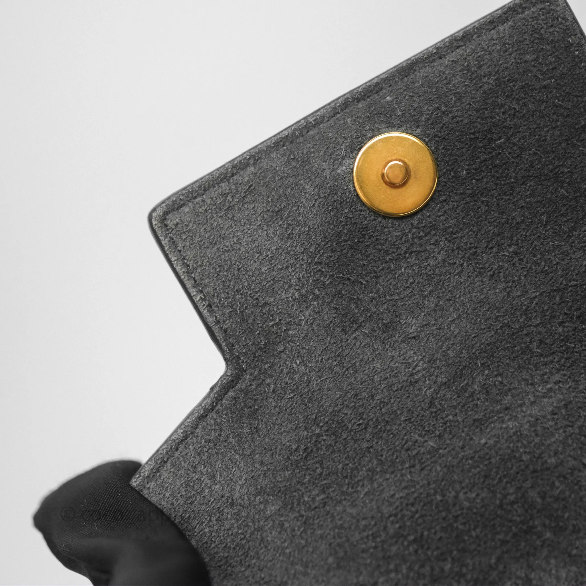 Celine Pico Belt Bag Grey Grained Calfskin Gold Hardware