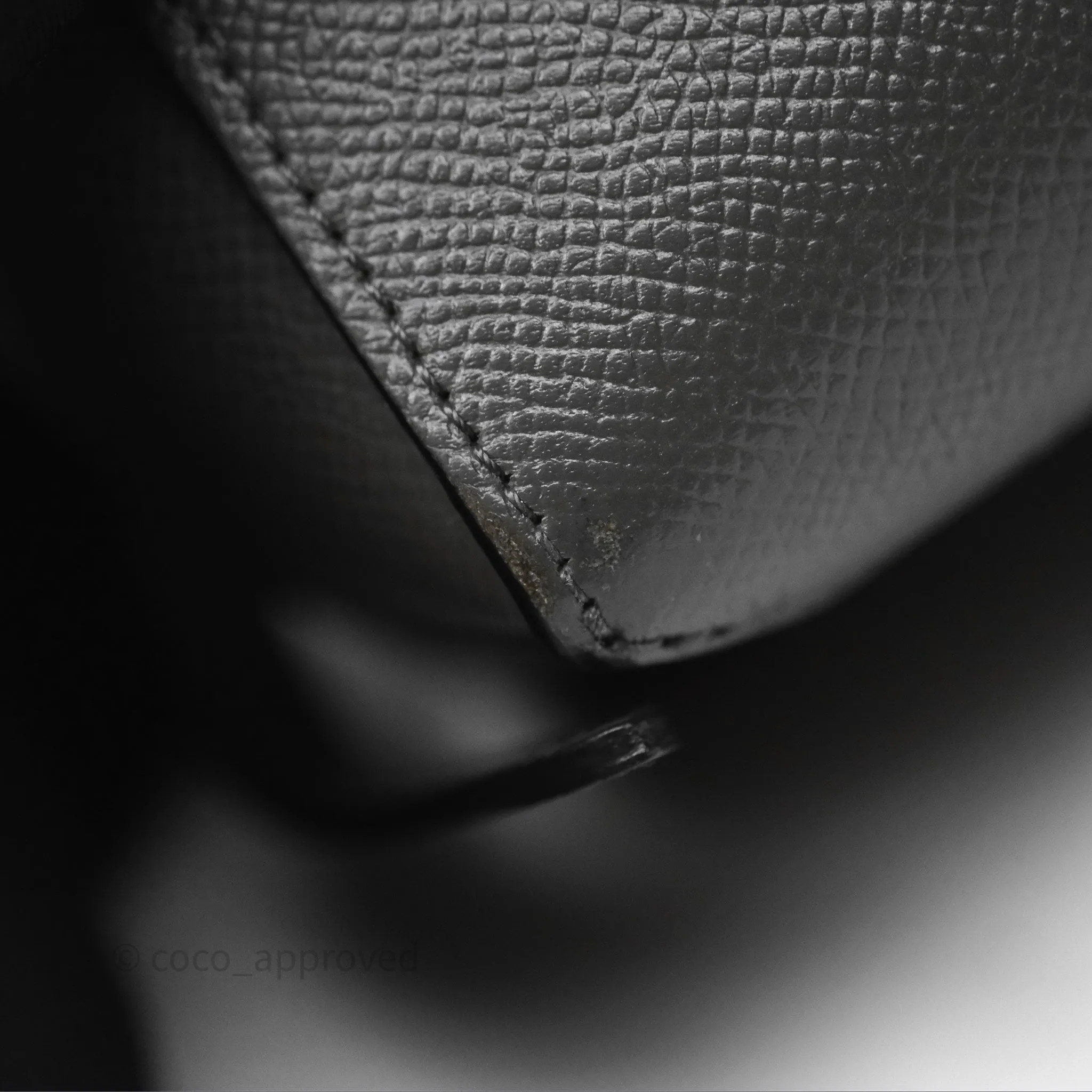Celine Pico Belt Bag Grey Grained Calfskin Gold Hardware
