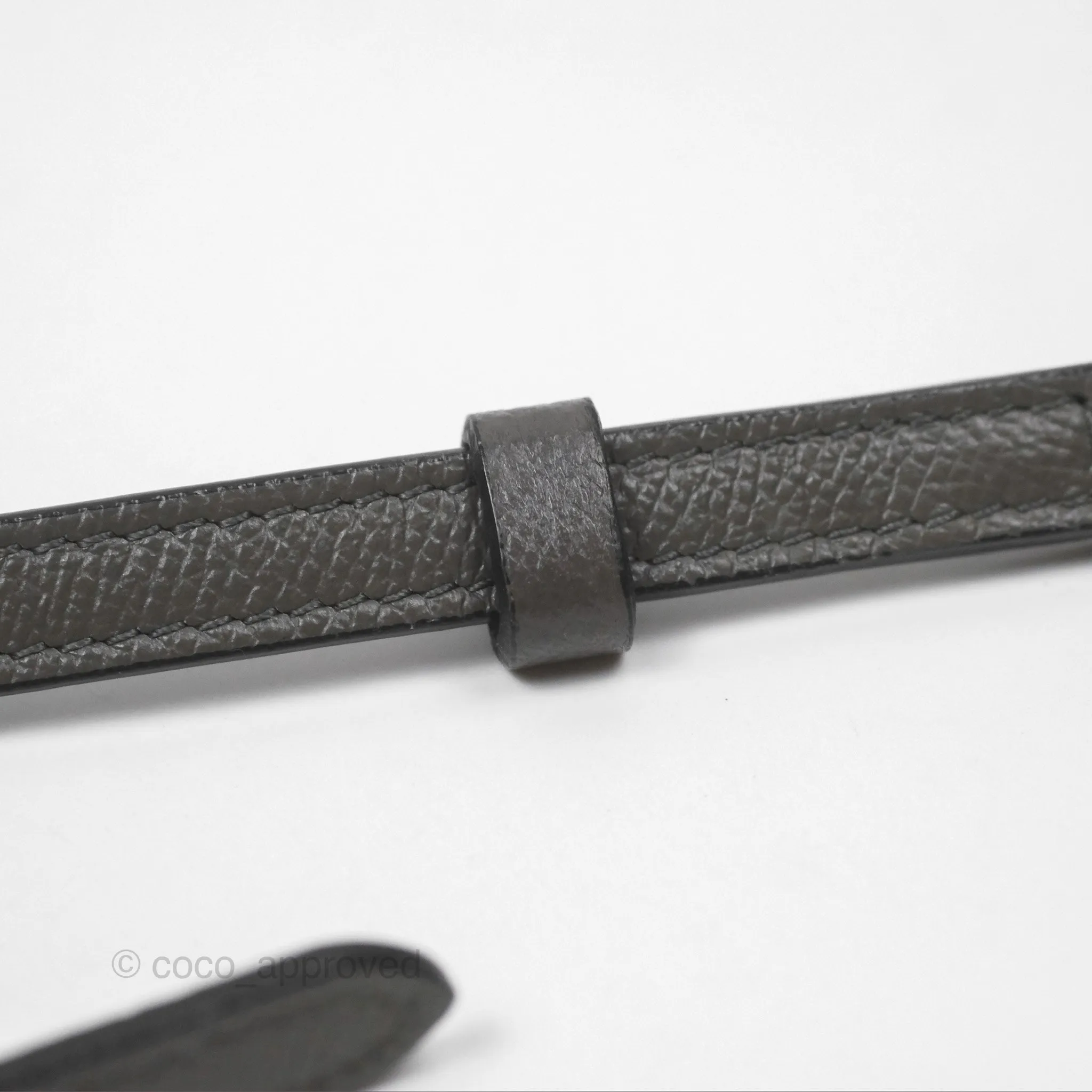 Celine Pico Belt Bag Grey Grained Calfskin Gold Hardware