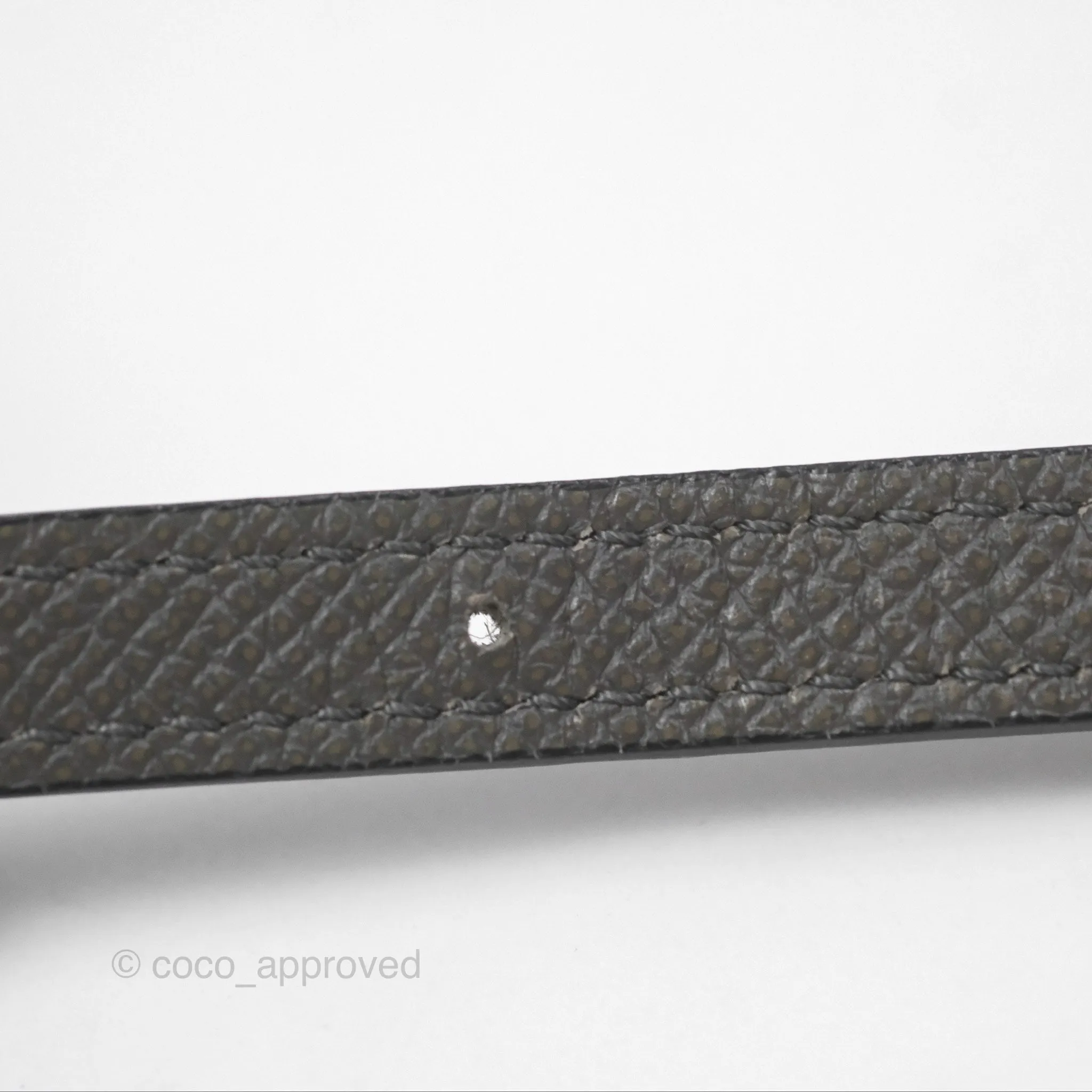 Celine Pico Belt Bag Grey Grained Calfskin Gold Hardware