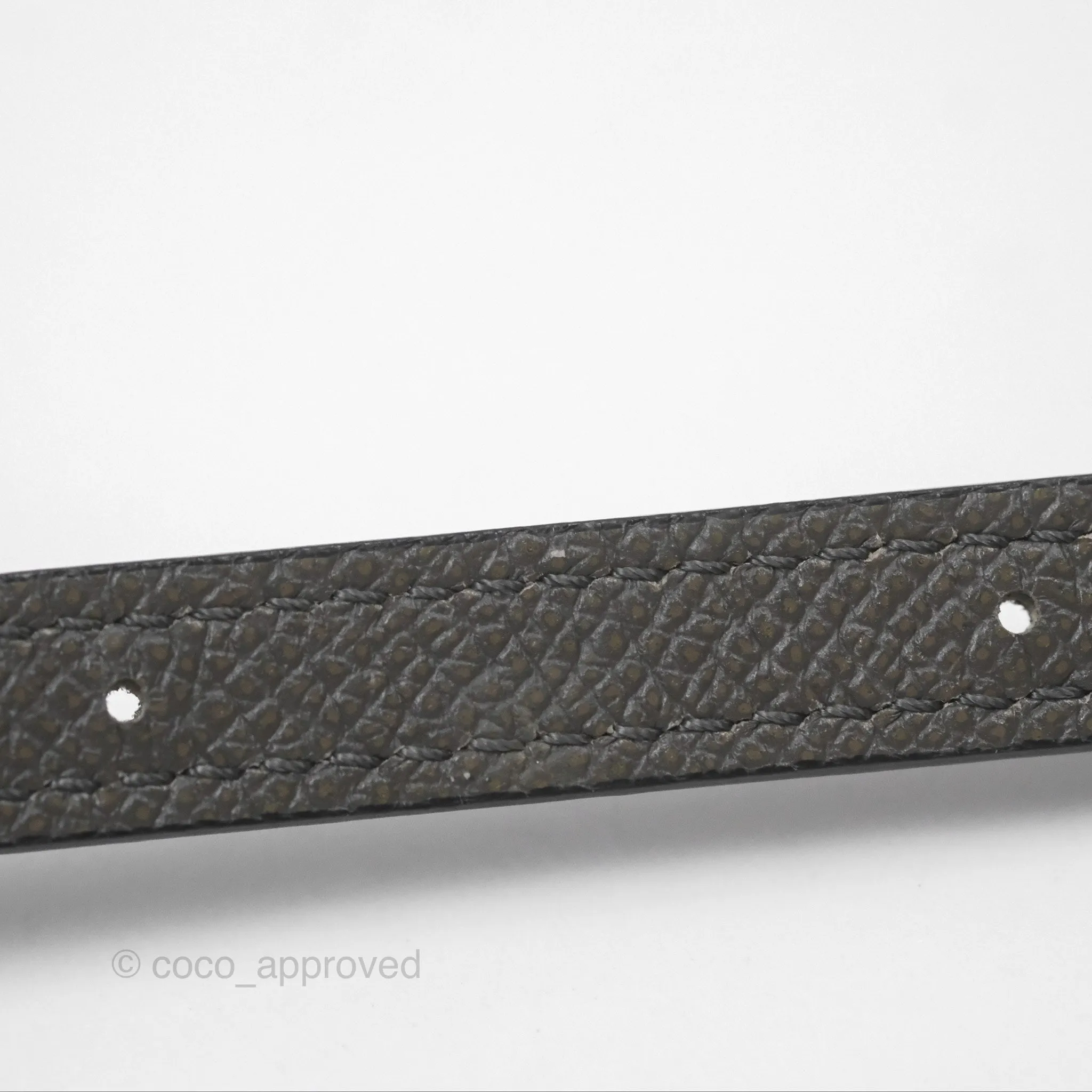 Celine Pico Belt Bag Grey Grained Calfskin Gold Hardware