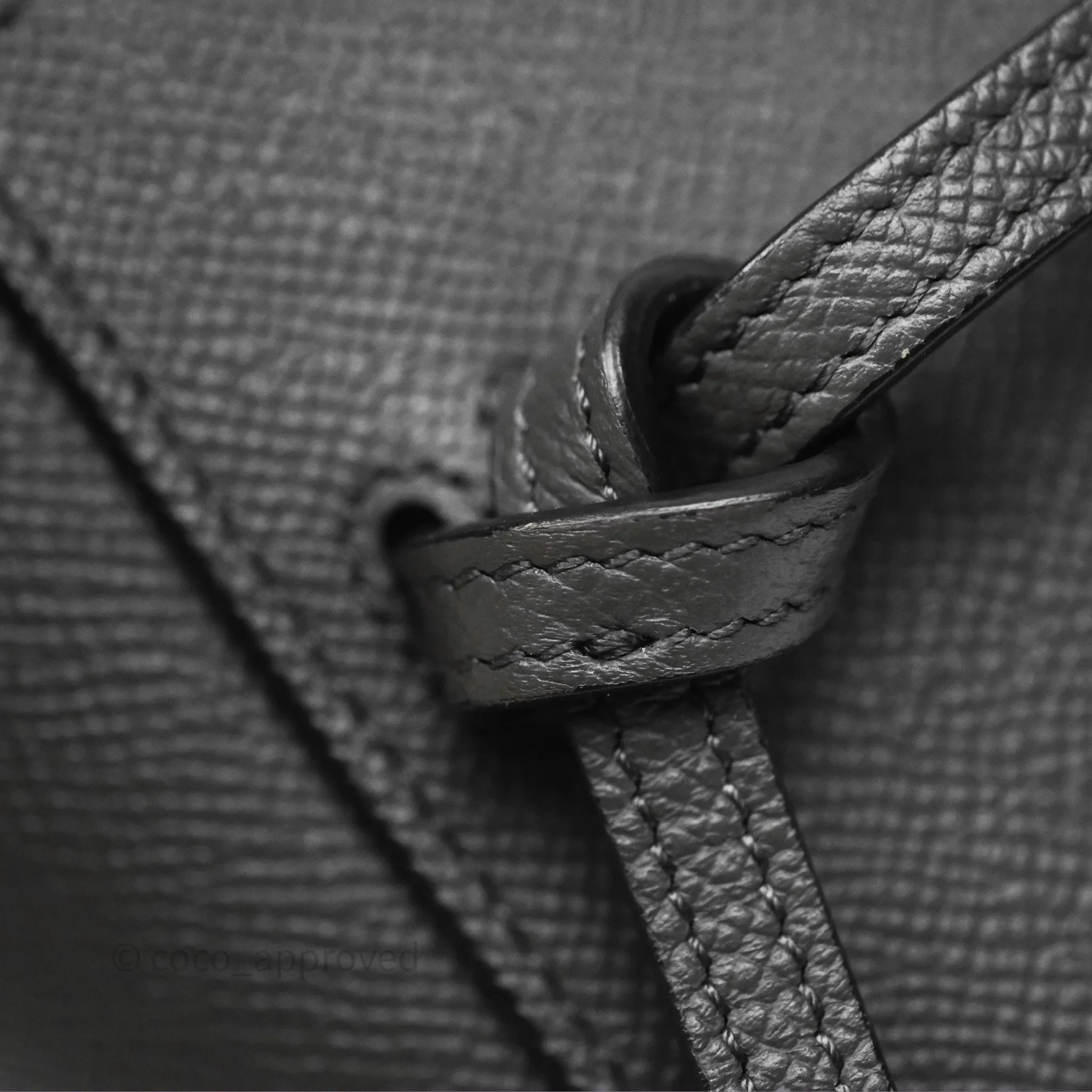 Celine Pico Belt Bag Grey Grained Calfskin Gold Hardware
