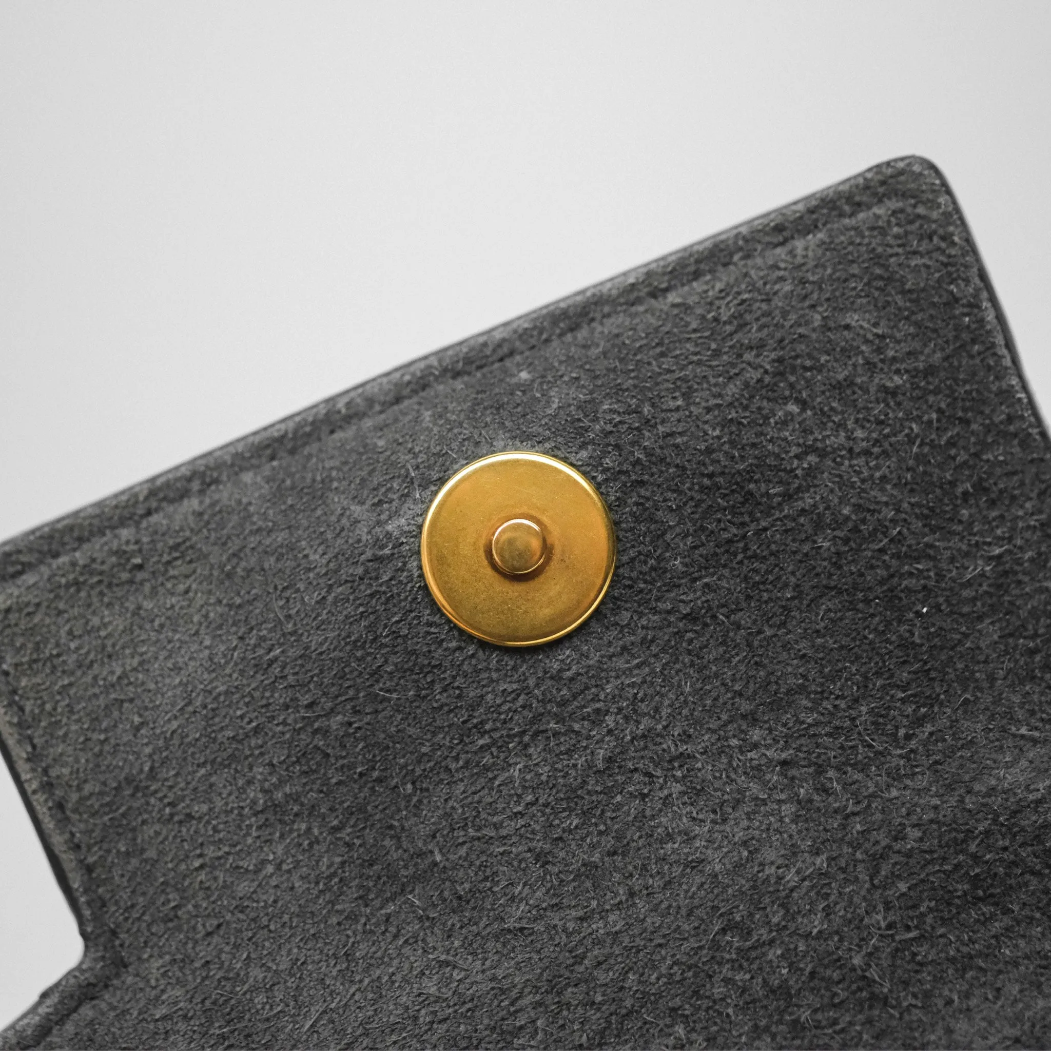 Celine Pico Belt Bag Grey Grained Calfskin Gold Hardware