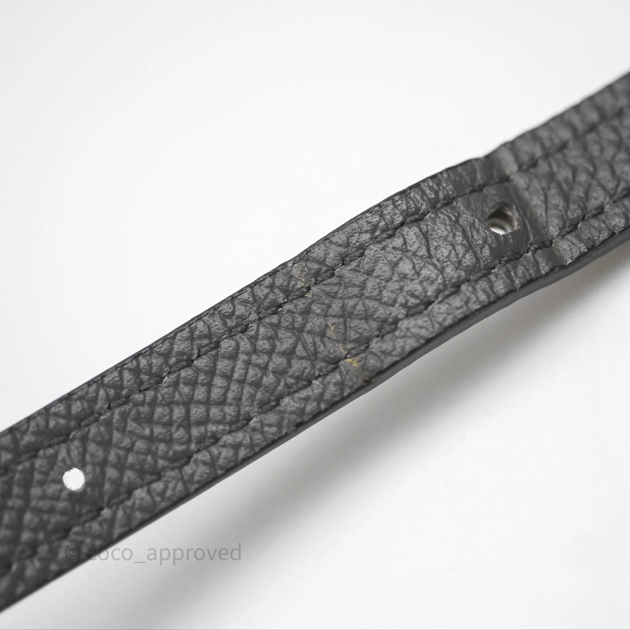 Celine Pico Belt Bag Grey Grained Calfskin Gold Hardware