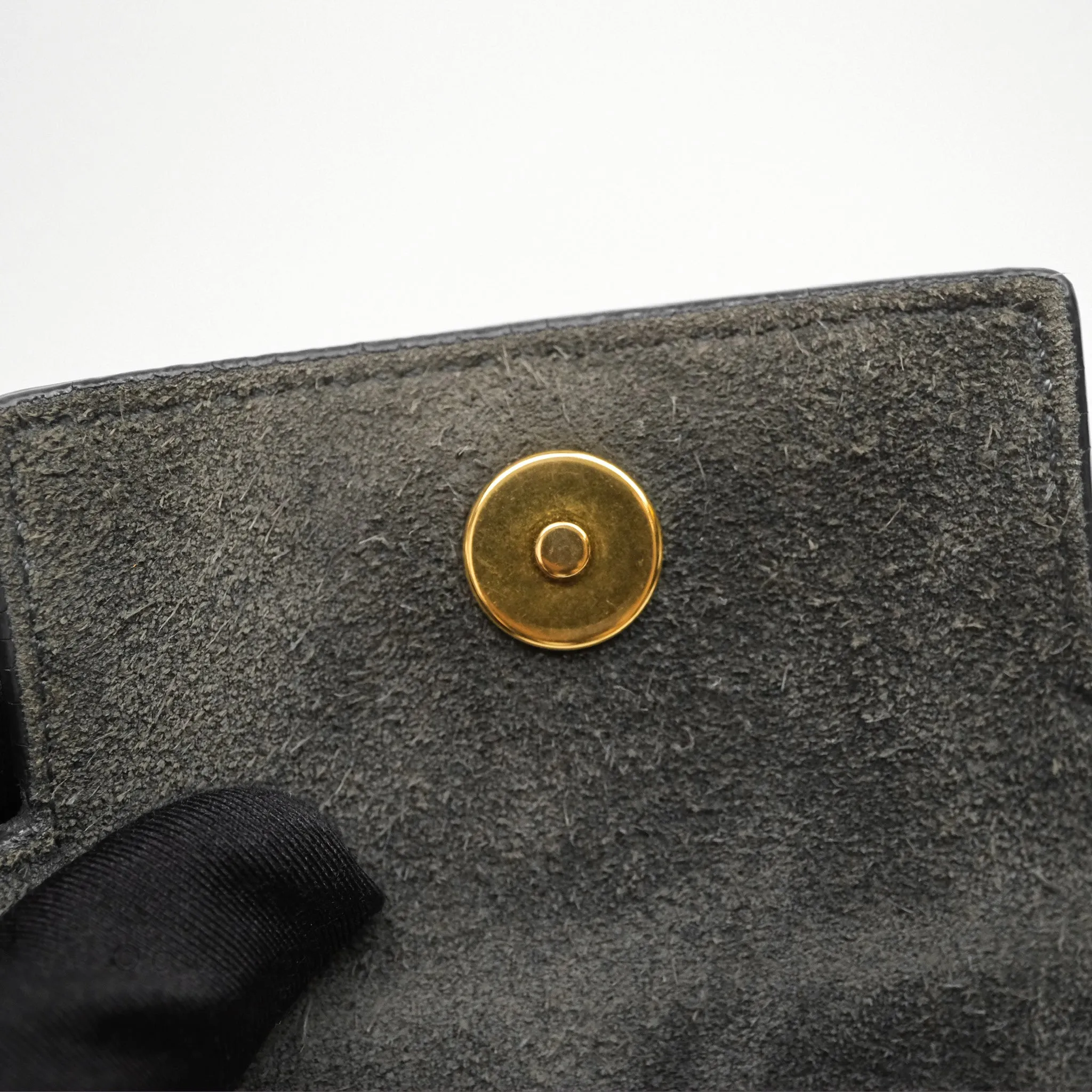 Celine Pico Belt Bag Grey Grained Calfskin Gold Hardware