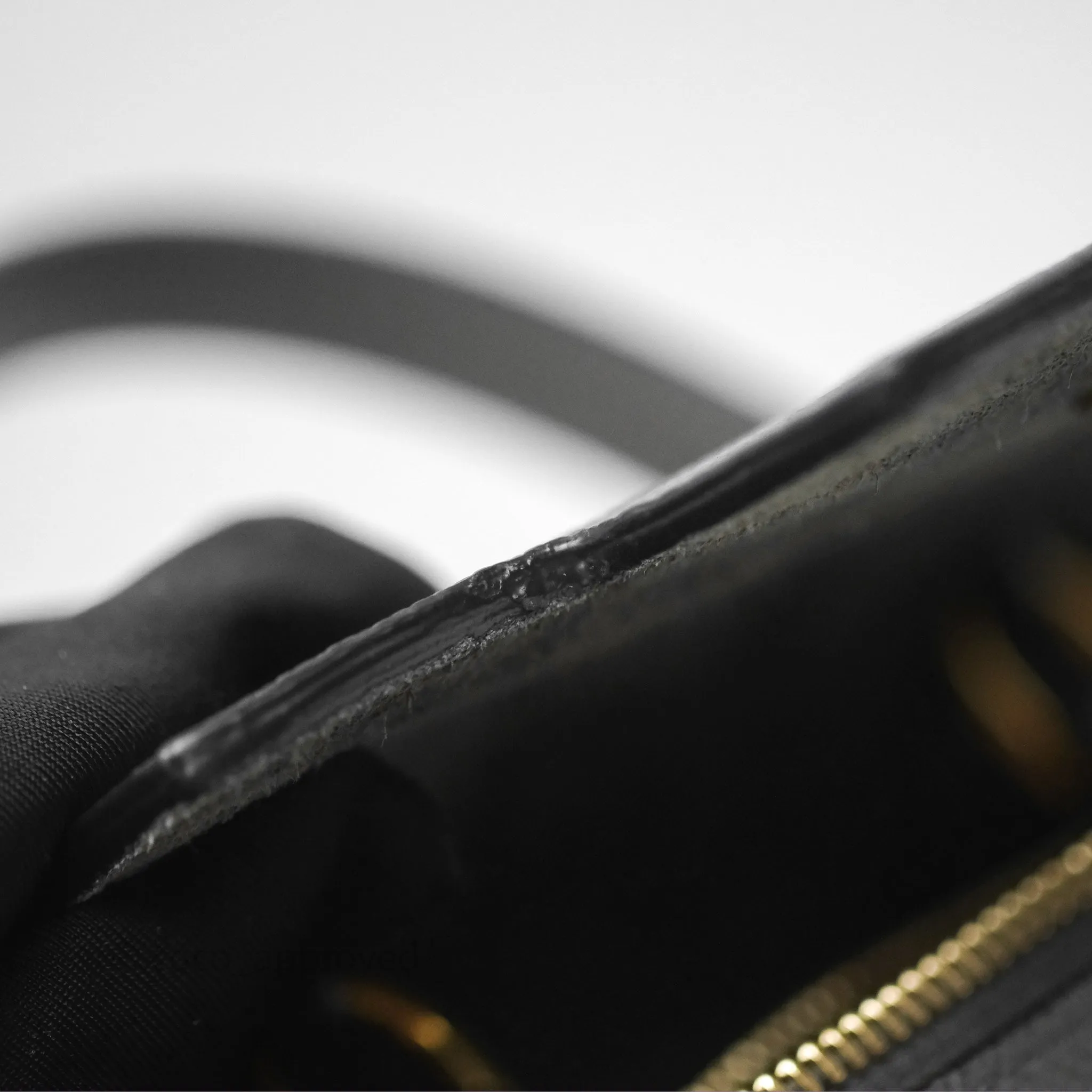 Celine Pico Belt Bag Grey Grained Calfskin Gold Hardware