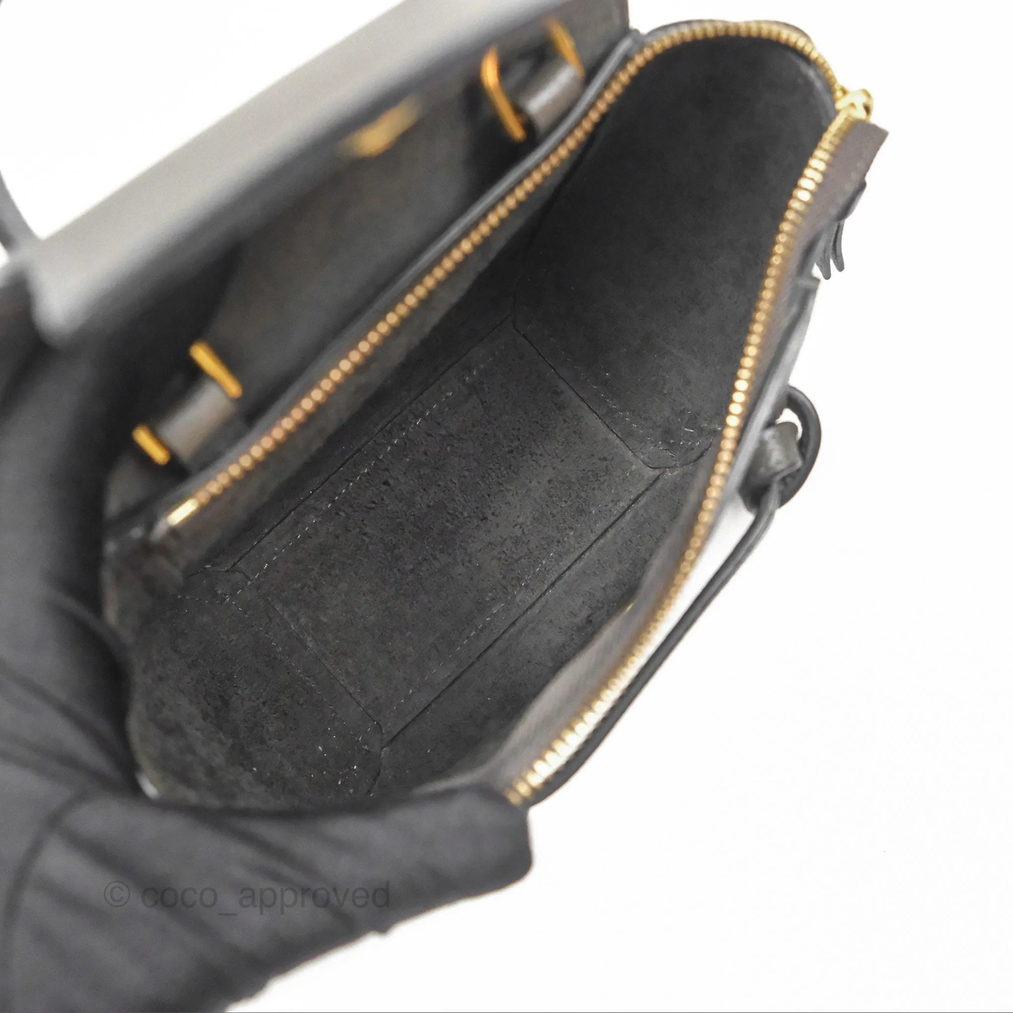 Celine Pico Belt Bag Grey Grained Calfskin Gold Hardware