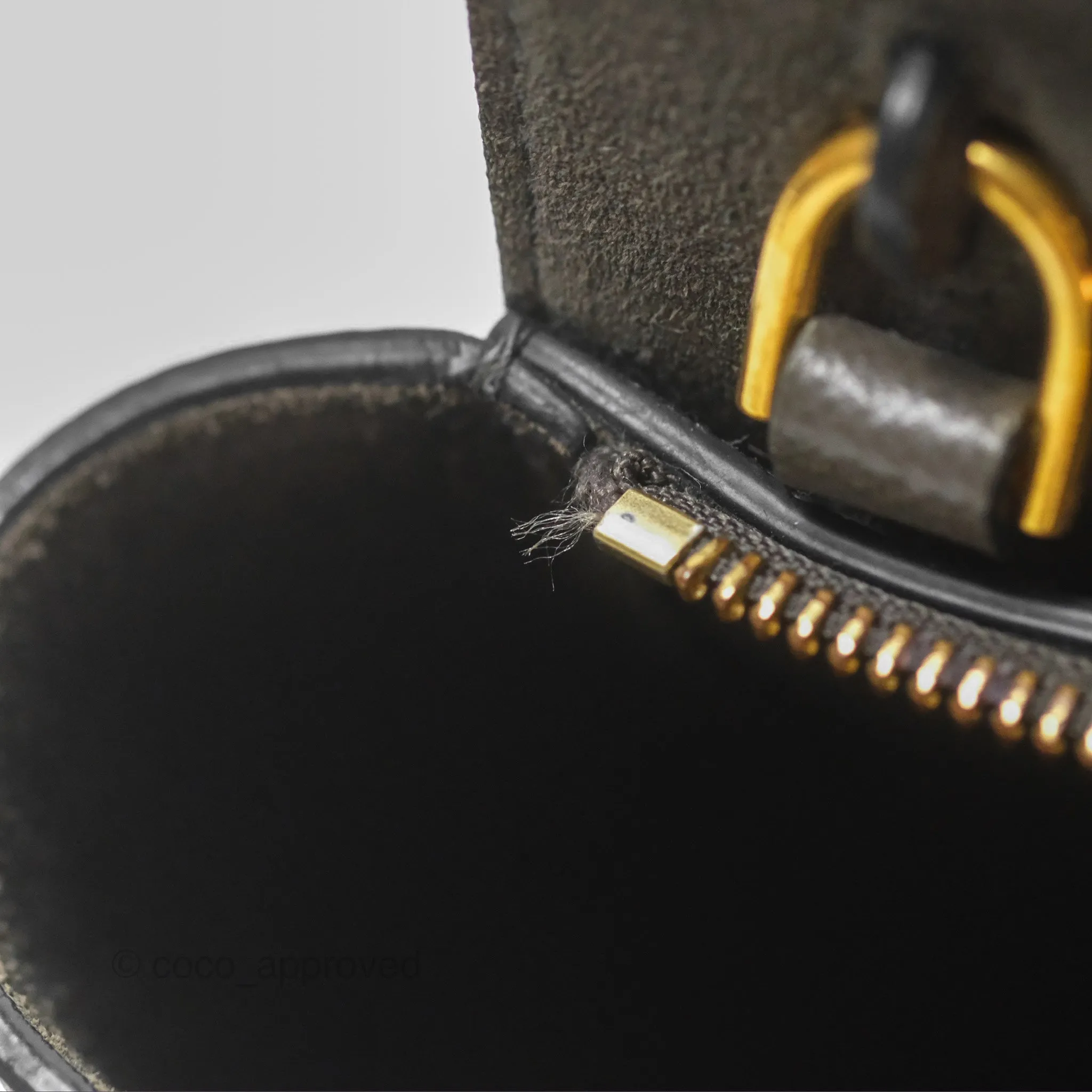 Celine Pico Belt Bag Grey Grained Calfskin Gold Hardware