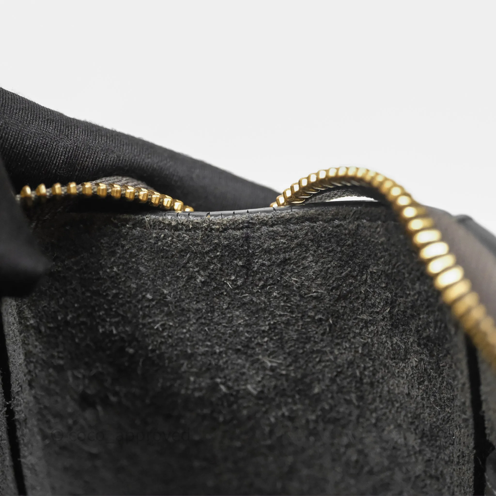 Celine Pico Belt Bag Grey Grained Calfskin Gold Hardware
